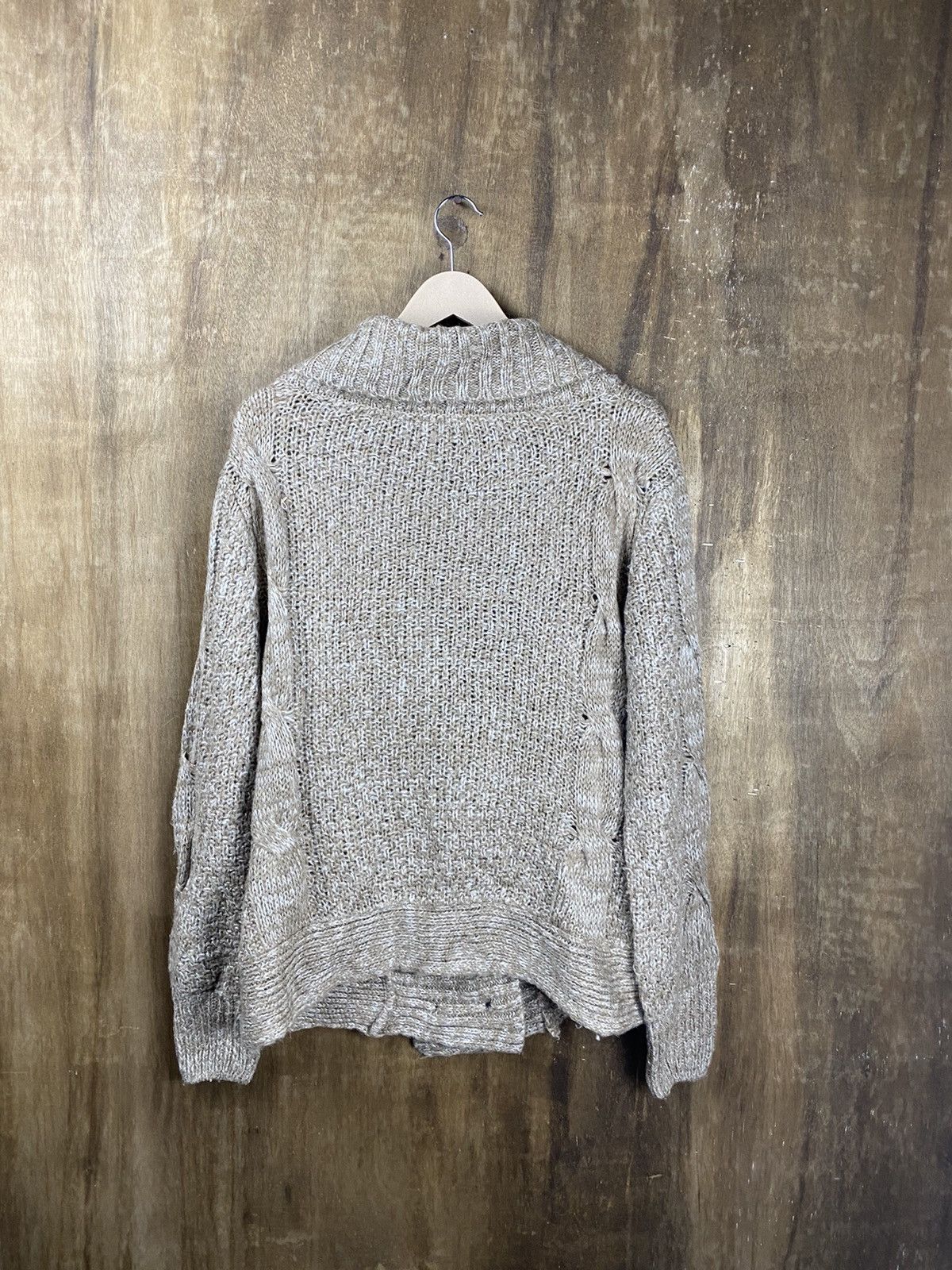Homespun Knitwear Grl japan brown cardigan Knitwear #Z081 Size US M / EU 48-50 / 2 - 9 Thumbnail