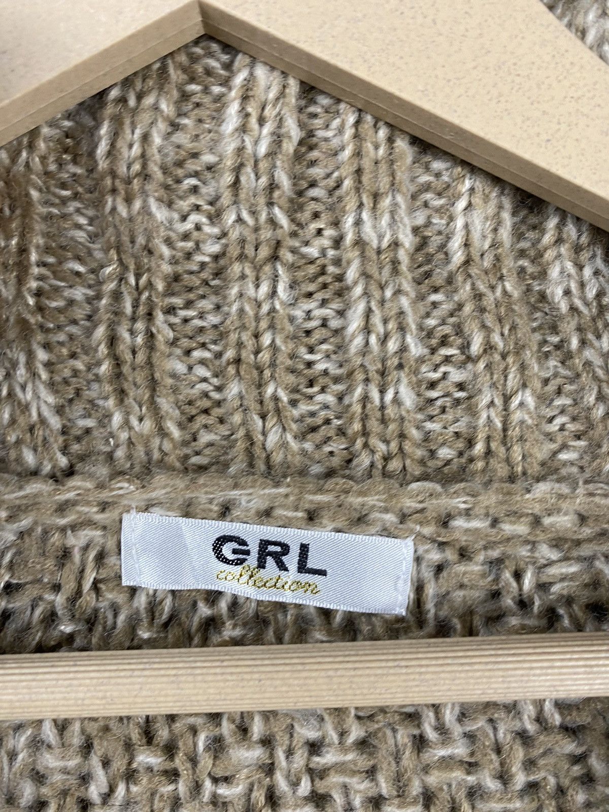 Homespun Knitwear Grl japan brown cardigan Knitwear #Z081 Size US M / EU 48-50 / 2 - 7 Thumbnail