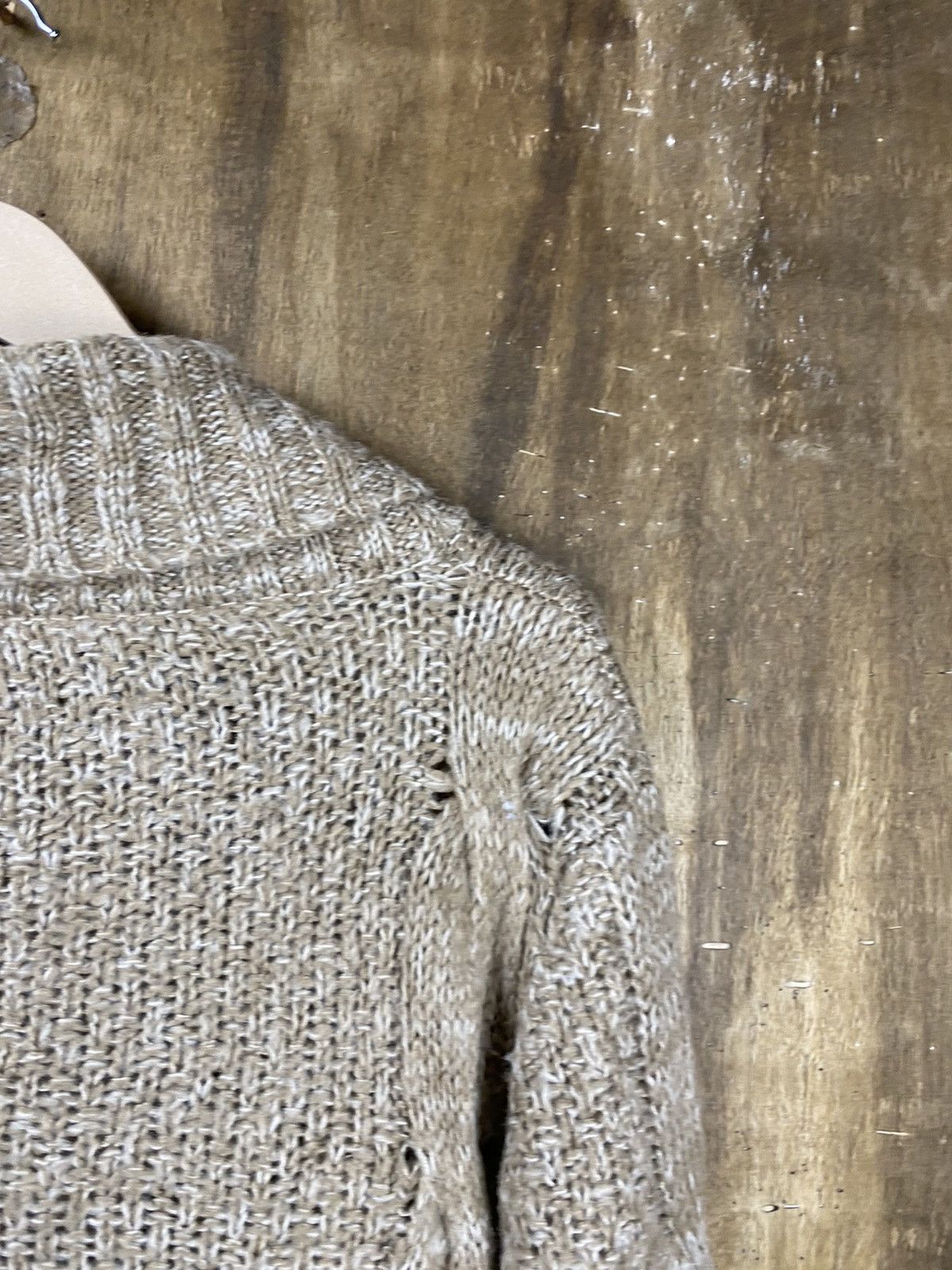 Homespun Knitwear Grl japan brown cardigan Knitwear #Z081 Size US M / EU 48-50 / 2 - 12 Thumbnail