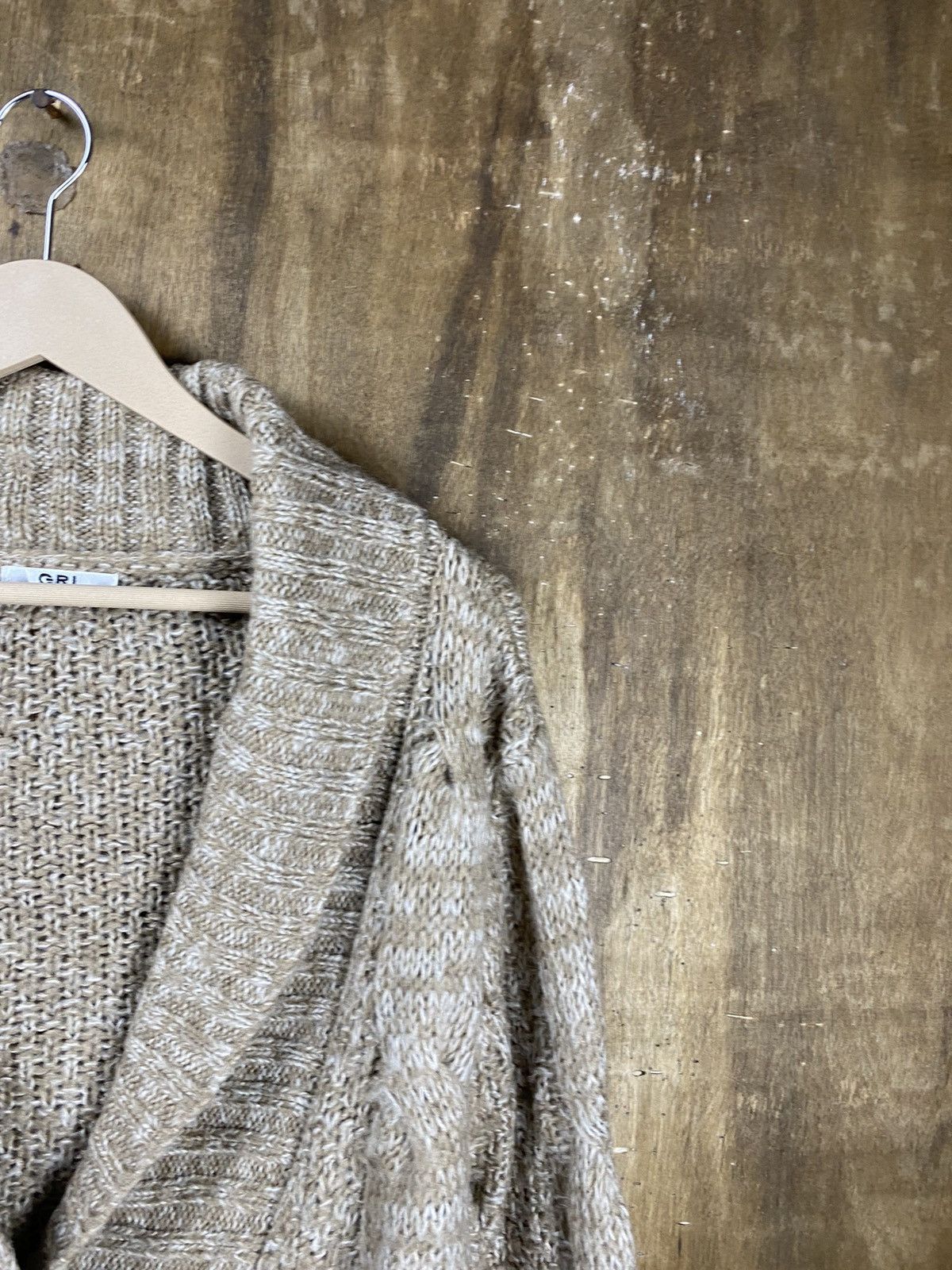 Homespun Knitwear Grl japan brown cardigan Knitwear #Z081 Size US M / EU 48-50 / 2 - 4 Thumbnail