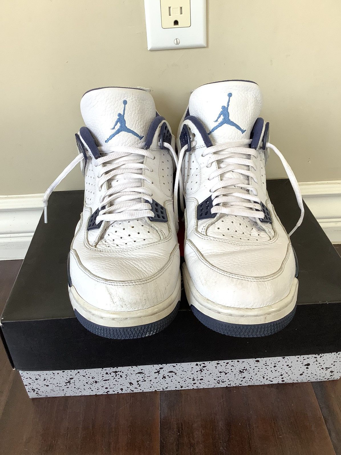 Jordan Brand Air Jordan 4 Retro LS Legend Blue 2015 Size US 11.5 / EU 44-45 - 2 Thumbnail