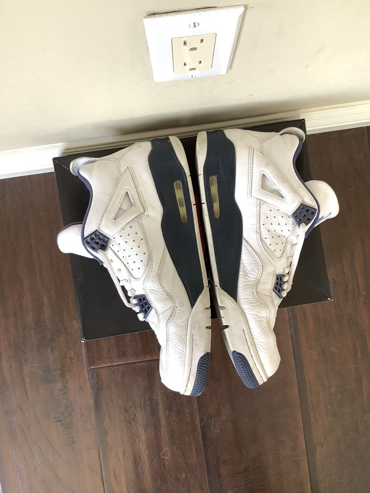 Jordan Brand Air Jordan 4 Retro LS Legend Blue 2015 Size US 11.5 / EU 44-45 - 3 Thumbnail