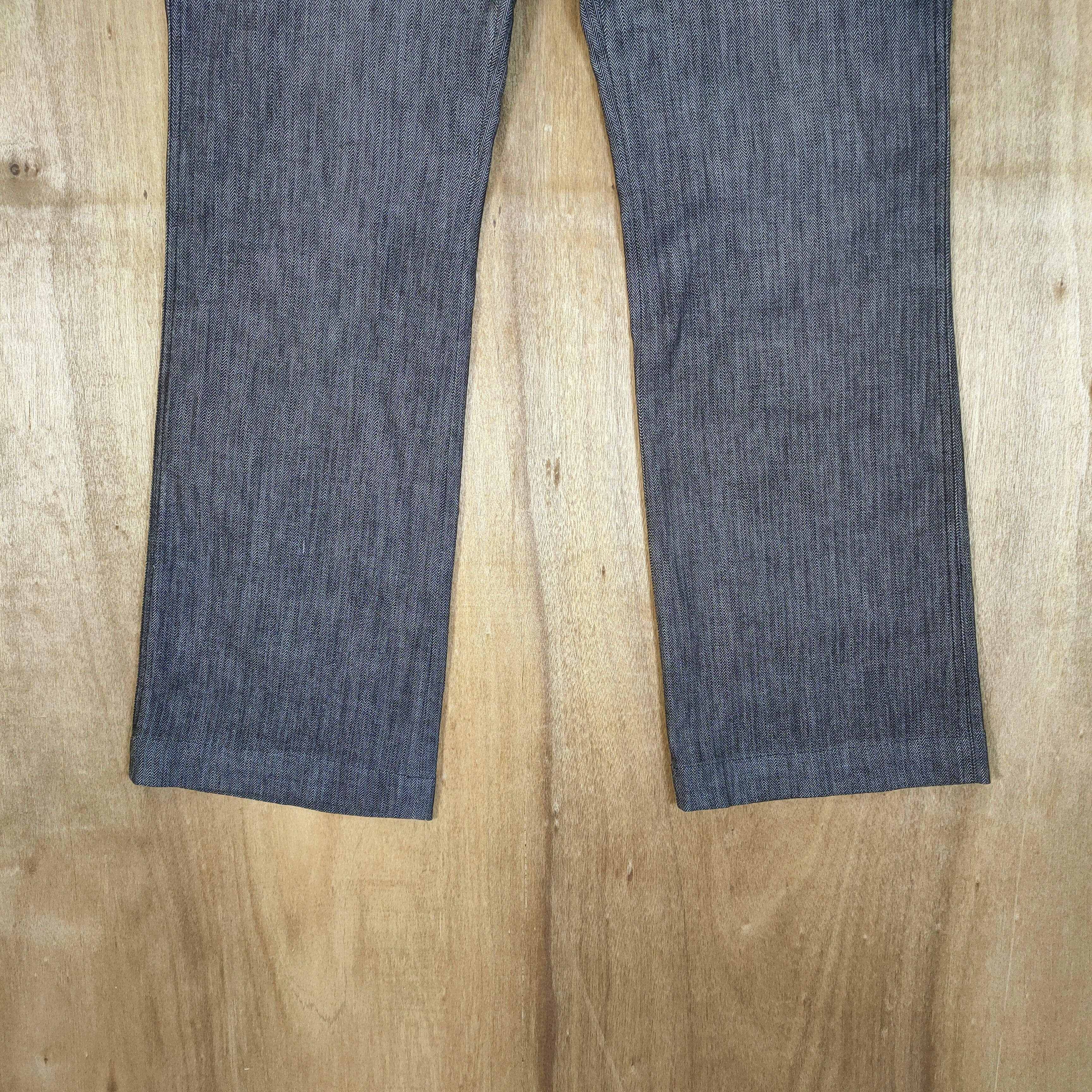 Japanese Brand THE SUIT COMPANY FLARE BUSH PANTS Size US 34 / EU 50 - 3 Thumbnail