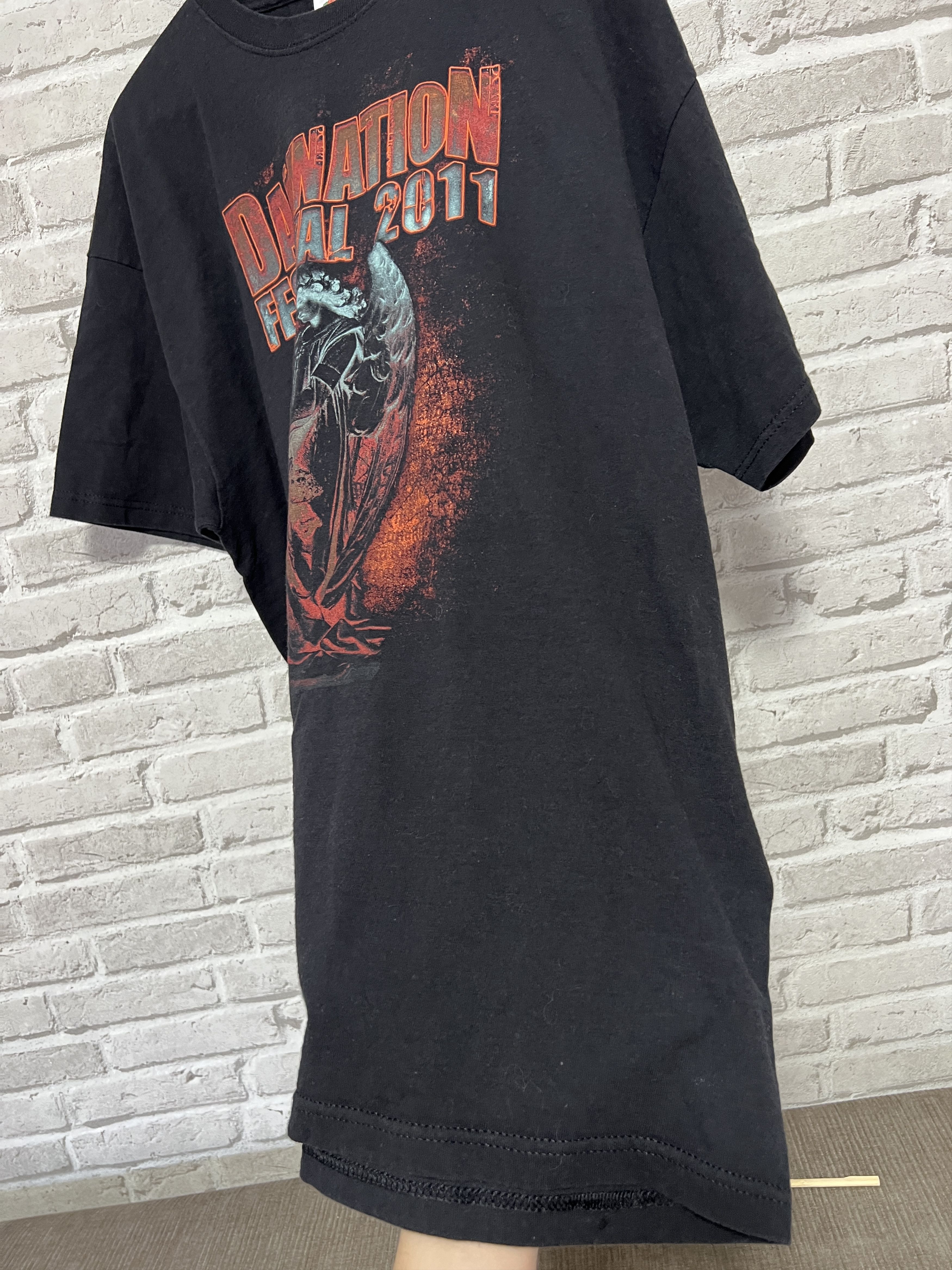 Band Tees Vintage 2011 Damnation Festival Ulver Godflash Evile T-shirt Size US XXL / EU 58 / 5 - 11 Thumbnail