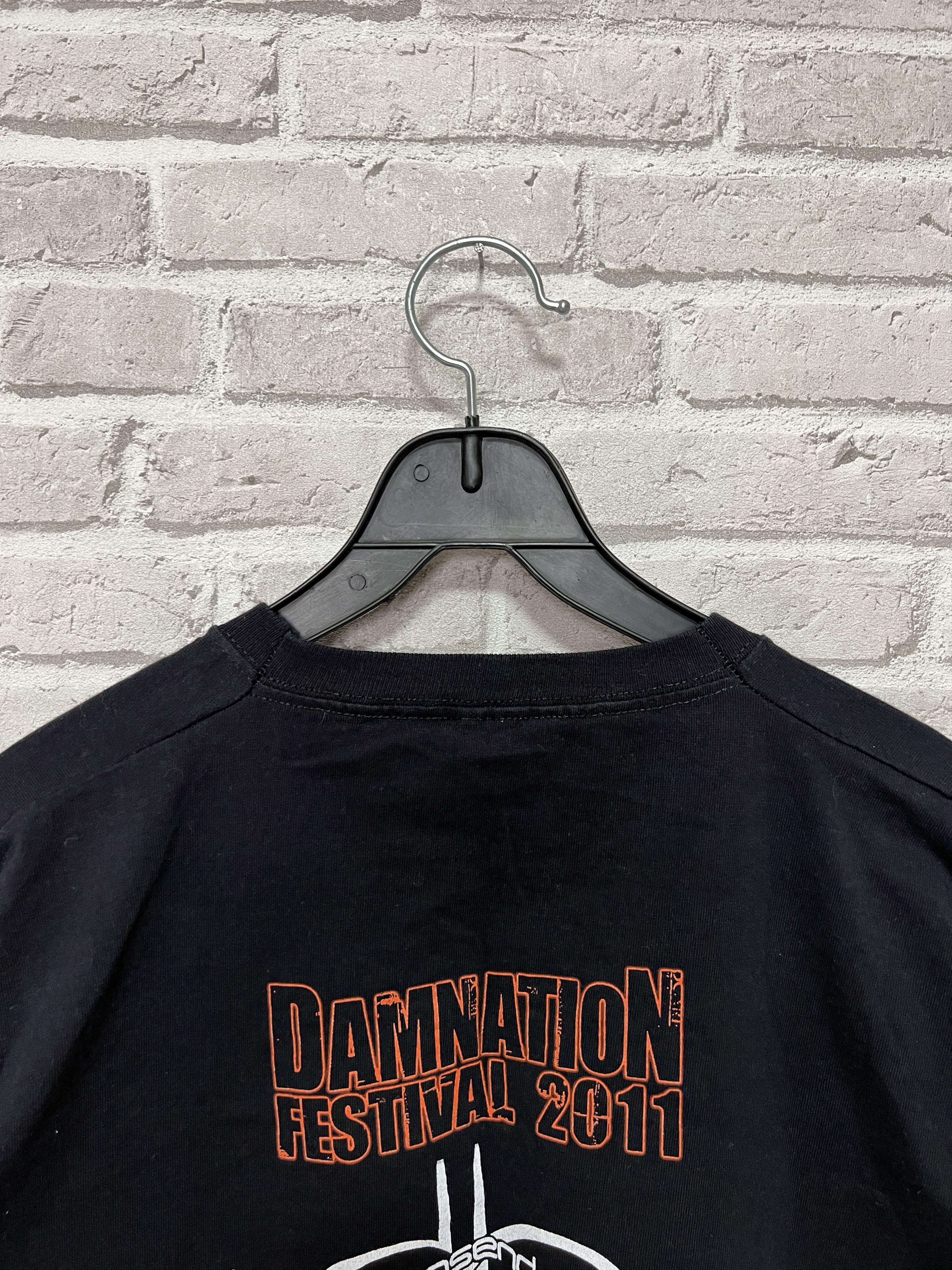 Band Tees Vintage 2011 Damnation Festival Ulver Godflash Evile T-shirt Size US XXL / EU 58 / 5 - 12 Thumbnail