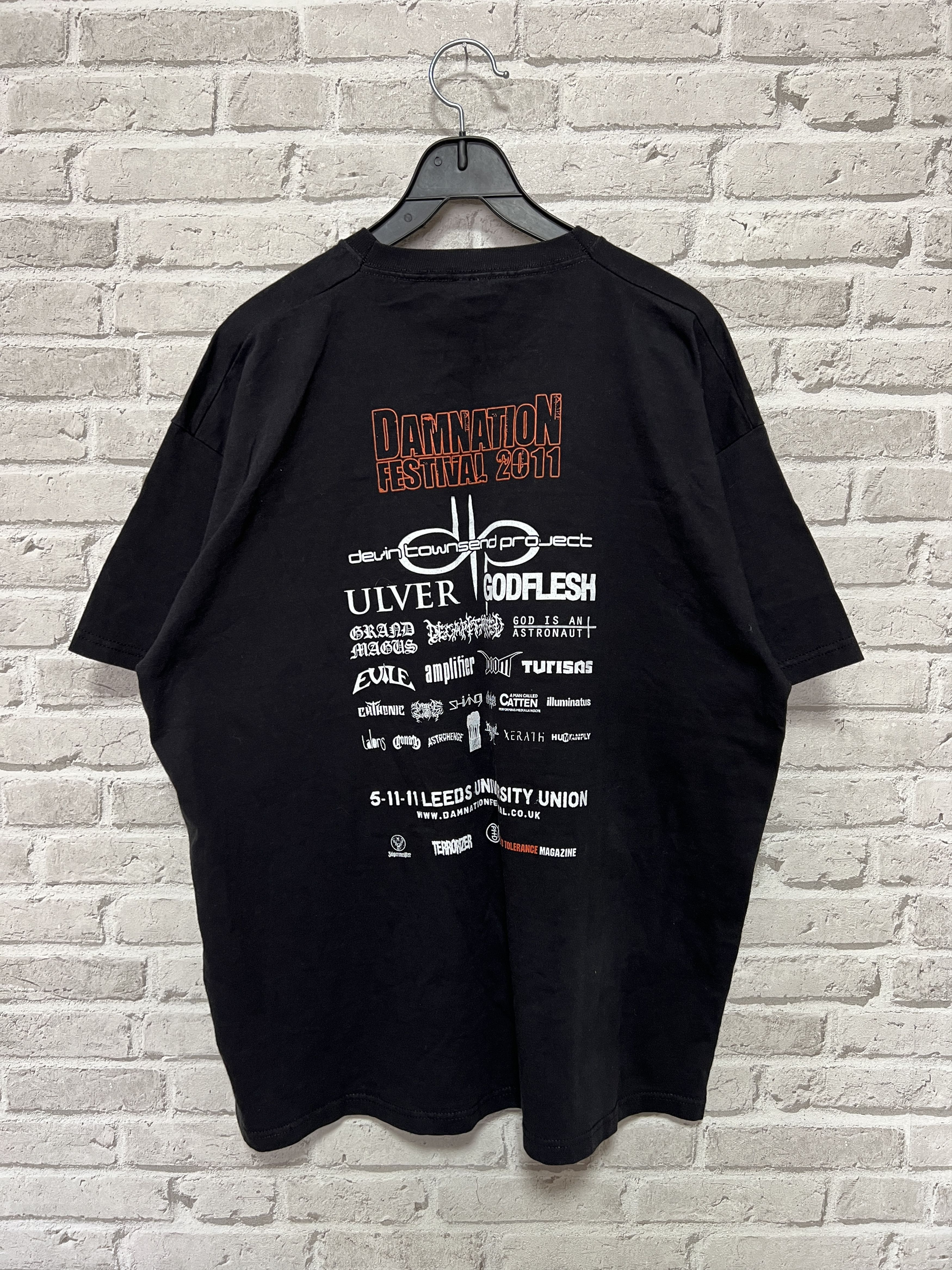 Band Tees Vintage 2011 Damnation Festival Ulver Godflash Evile T-shirt Size US XXL / EU 58 / 5 - 2 Thumbnail