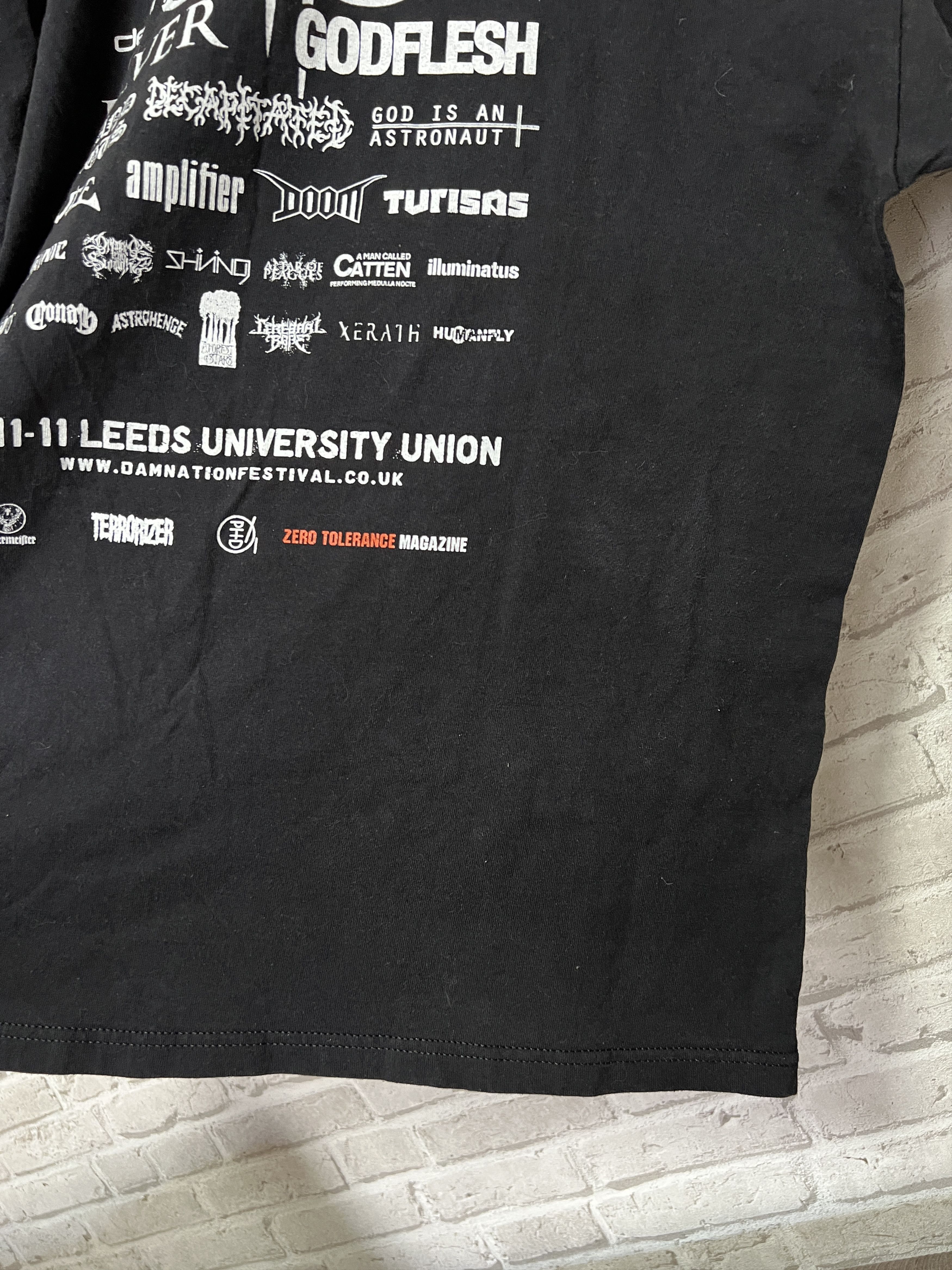 Band Tees Vintage 2011 Damnation Festival Ulver Godflash Evile T-shirt Size US XXL / EU 58 / 5 - 18 Thumbnail