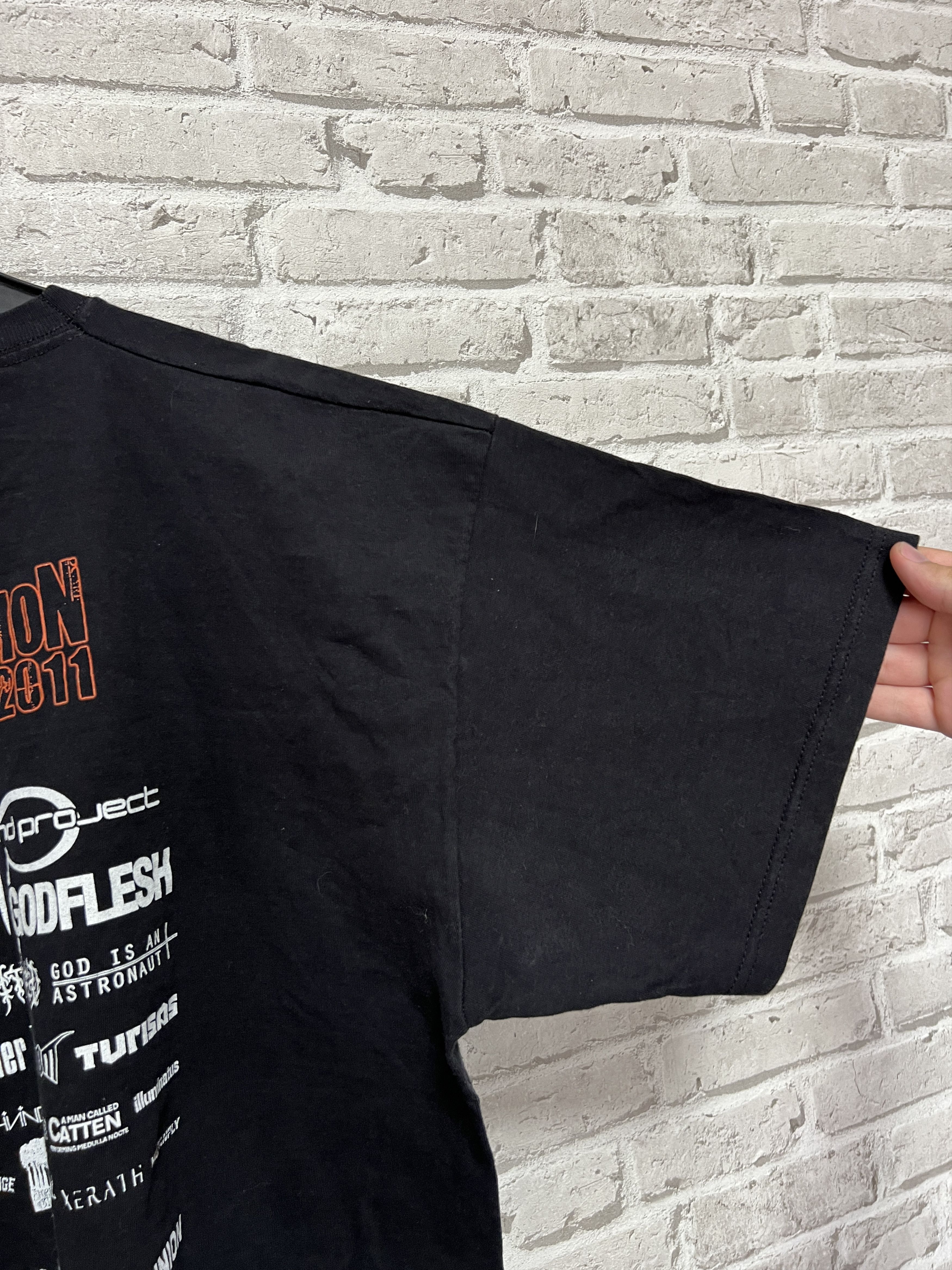 Band Tees Vintage 2011 Damnation Festival Ulver Godflash Evile T-shirt Size US XXL / EU 58 / 5 - 15 Thumbnail
