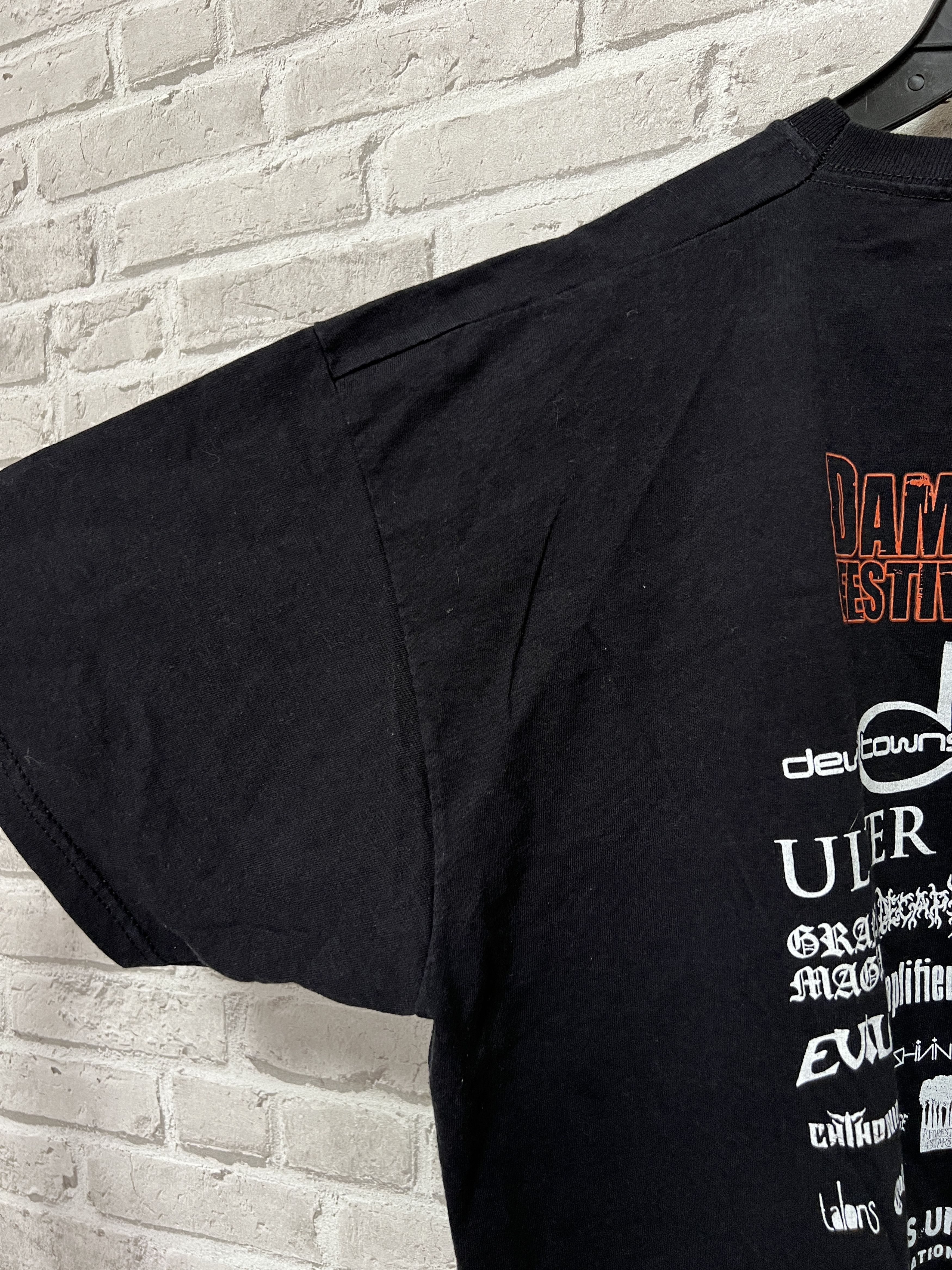 Band Tees Vintage 2011 Damnation Festival Ulver Godflash Evile T-shirt Size US XXL / EU 58 / 5 - 14 Thumbnail