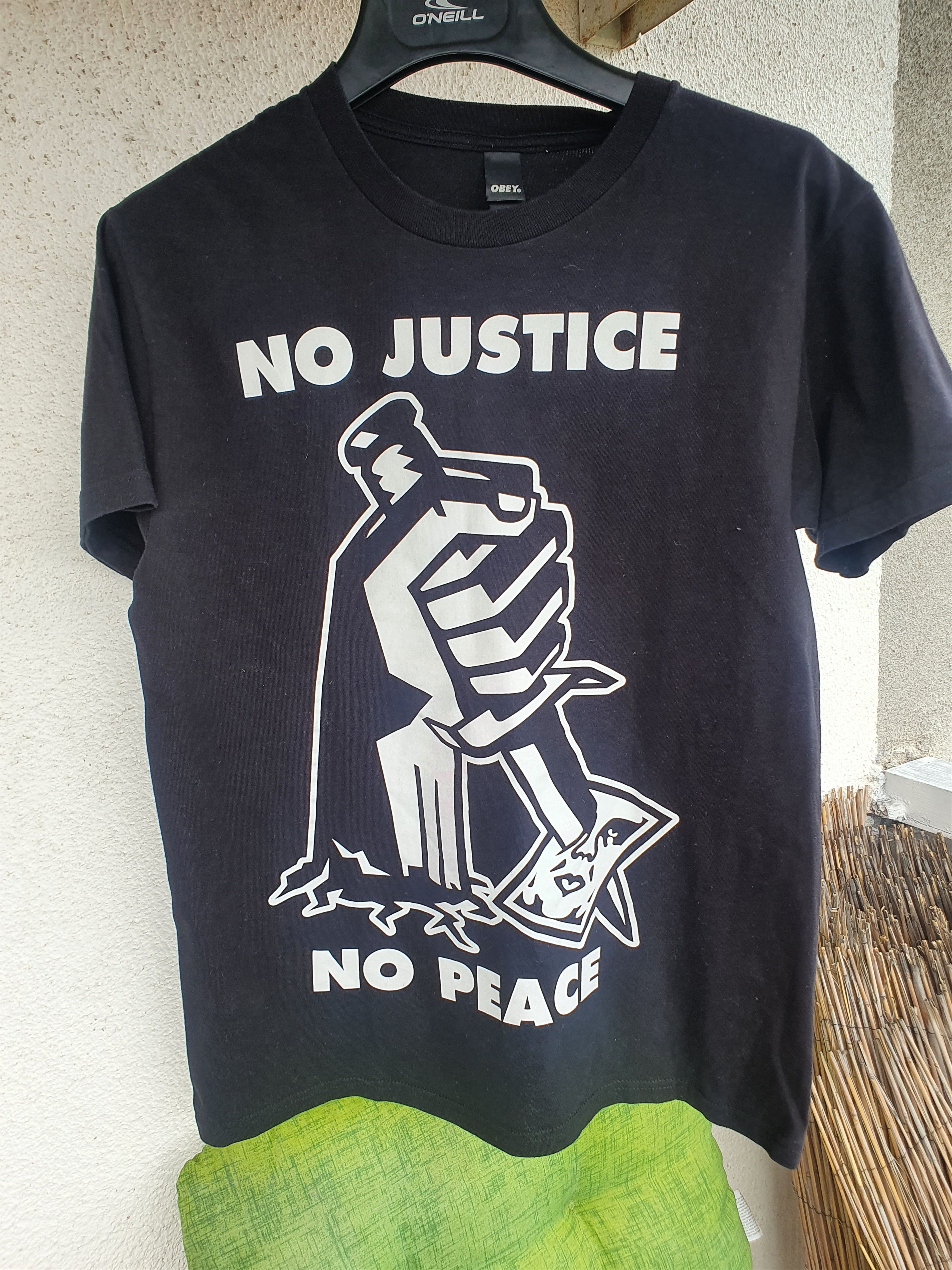 Obey Obey No Justic No Peace SWAG tee,sz M Size US M / EU 48-50 / 2 - 1 Thumbnail