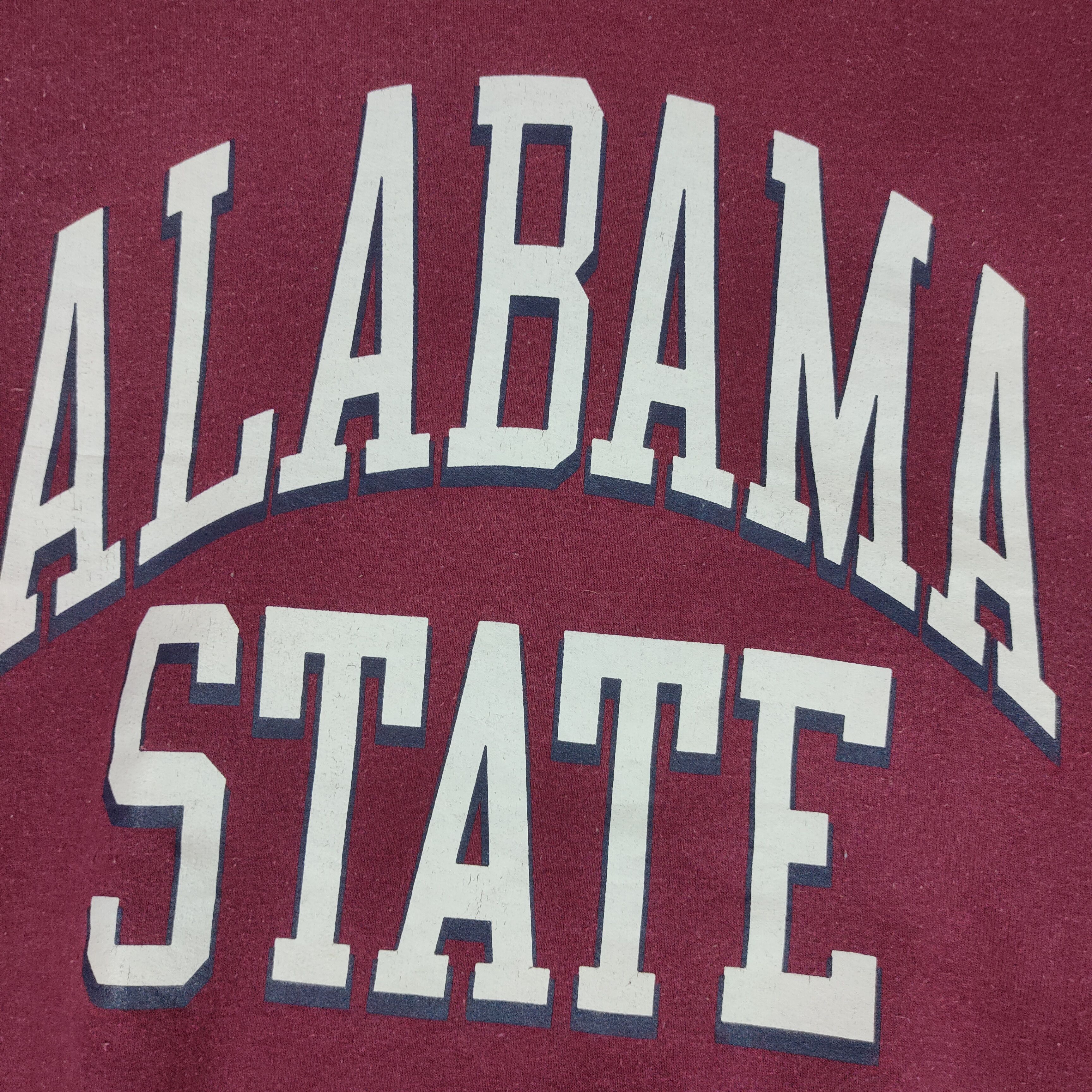 Jerzees Vintage ALABAMA STATE SPELLOUT Sweatshirt University Size US M / EU 48-50 / 2 - 3 Thumbnail