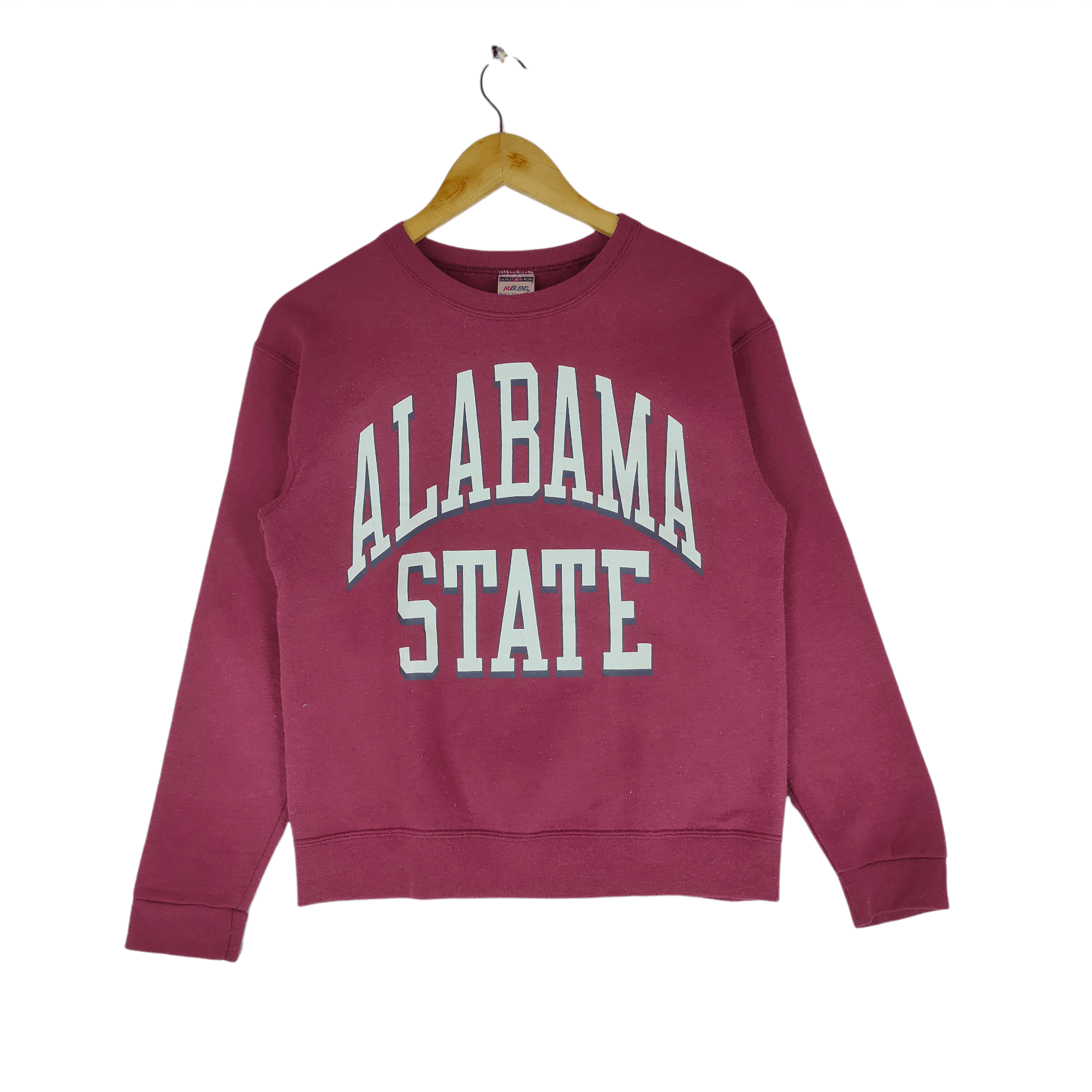 Jerzees Vintage ALABAMA STATE SPELLOUT Sweatshirt University Size US M / EU 48-50 / 2 - 1 Thumbnail