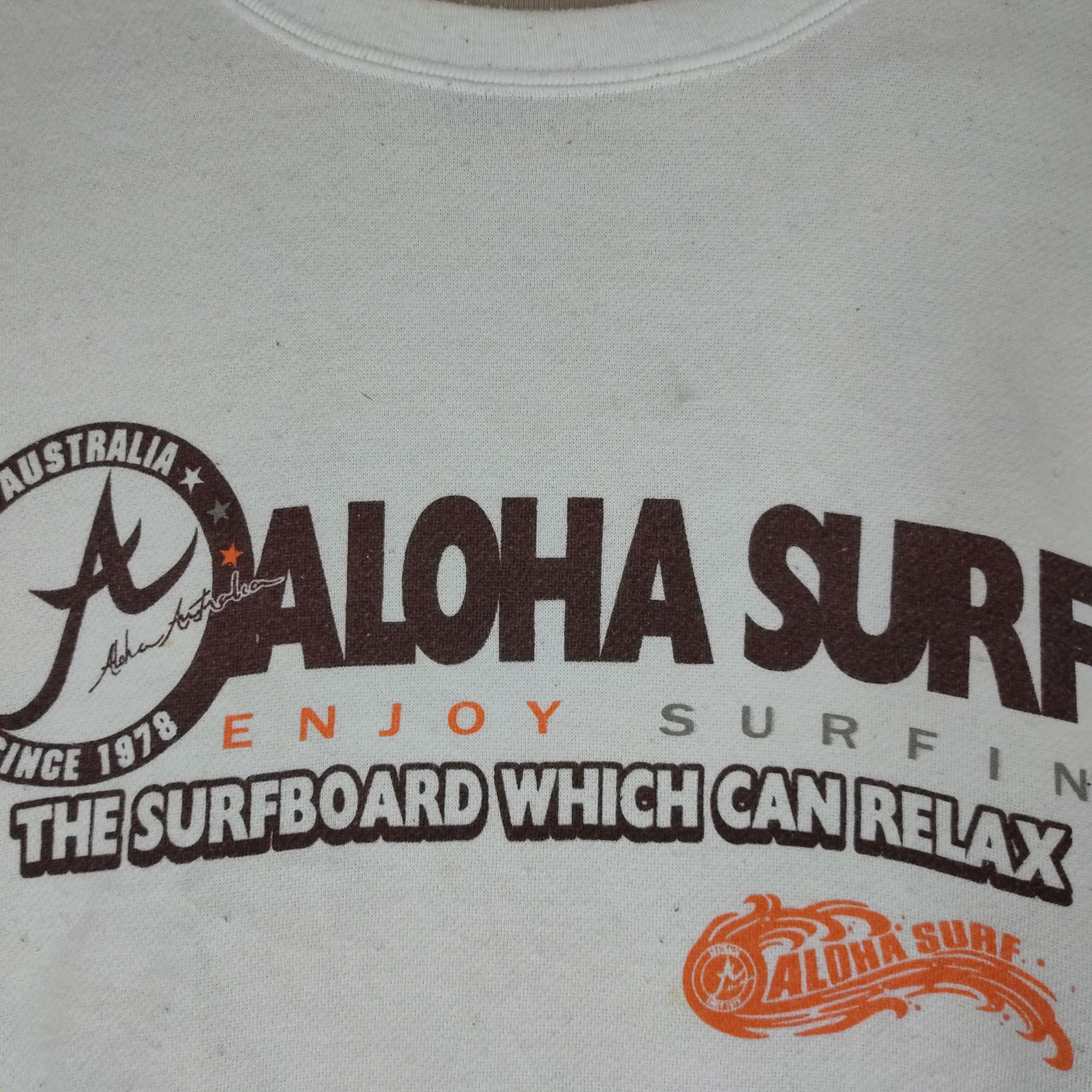 Sun Surf ALOHA SURF AUSTRALIA Big Printed Sleeve Logo Sweatshirt Size US M / EU 48-50 / 2 - 2 Thumbnail