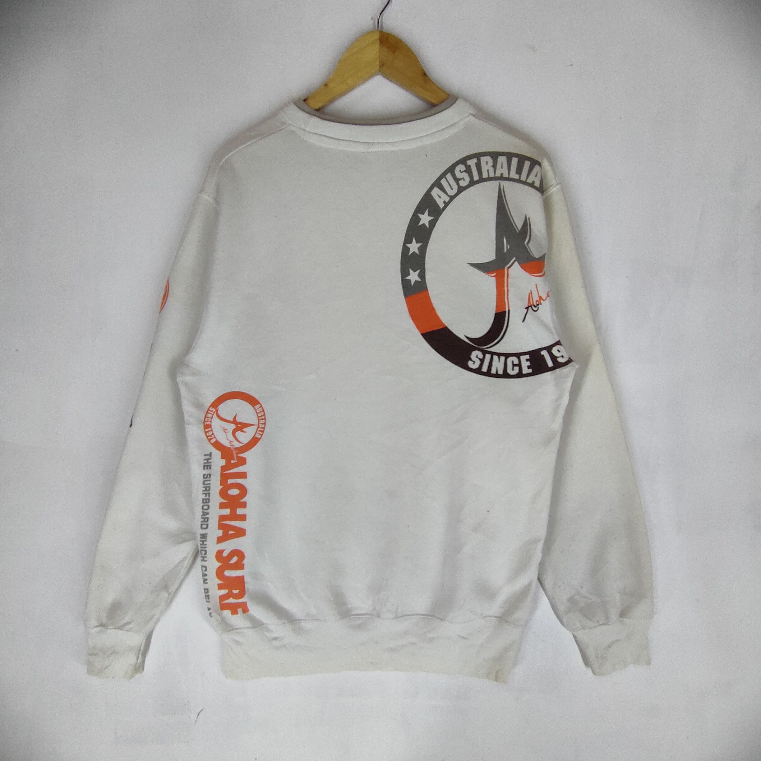 Sun Surf ALOHA SURF AUSTRALIA Big Printed Sleeve Logo Sweatshirt Size US M / EU 48-50 / 2 - 8 Thumbnail