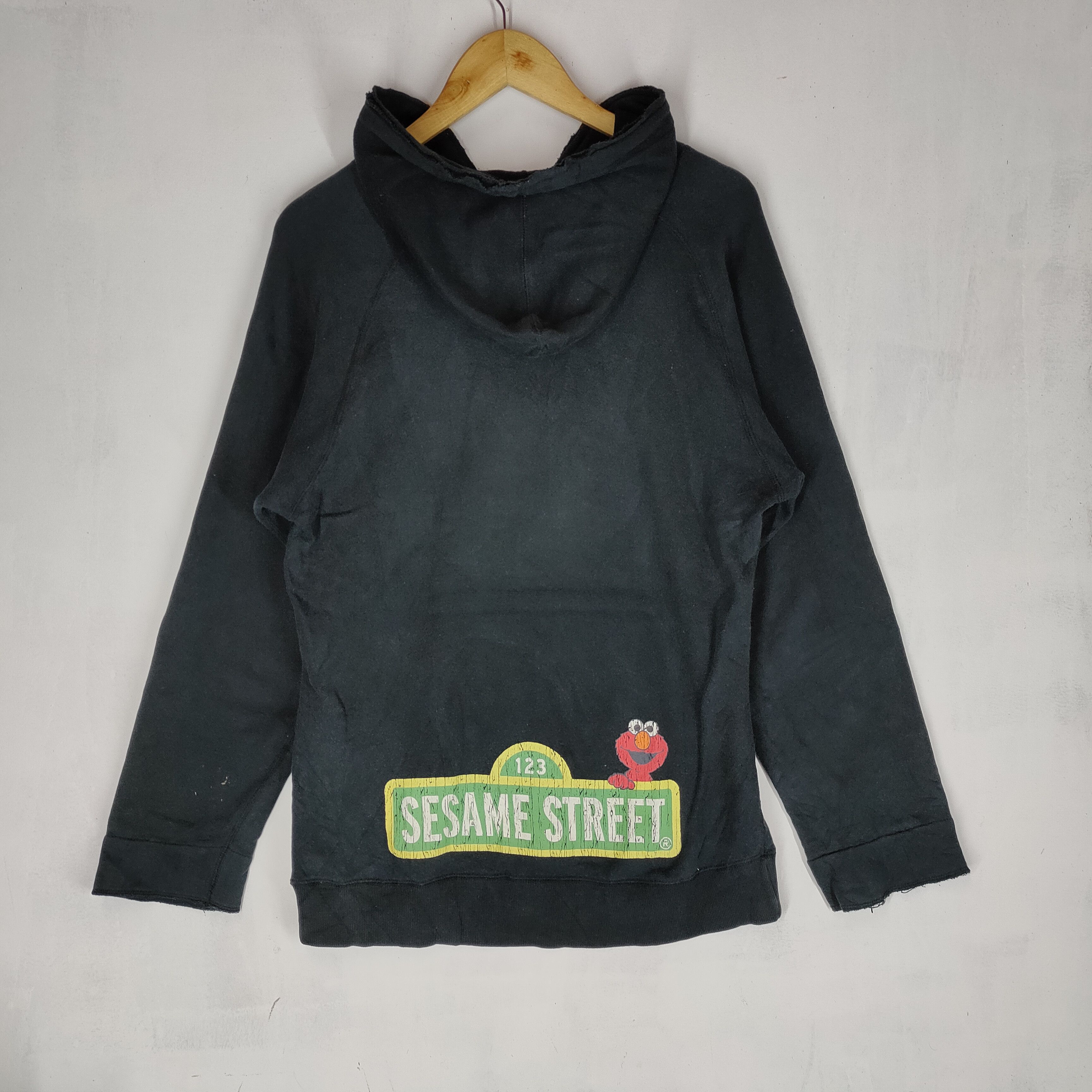 Vintage Vintage SESAME STREET Elmo Character Hoodie Sweatshirt Size US M / EU 48-50 / 2 - 7 Thumbnail