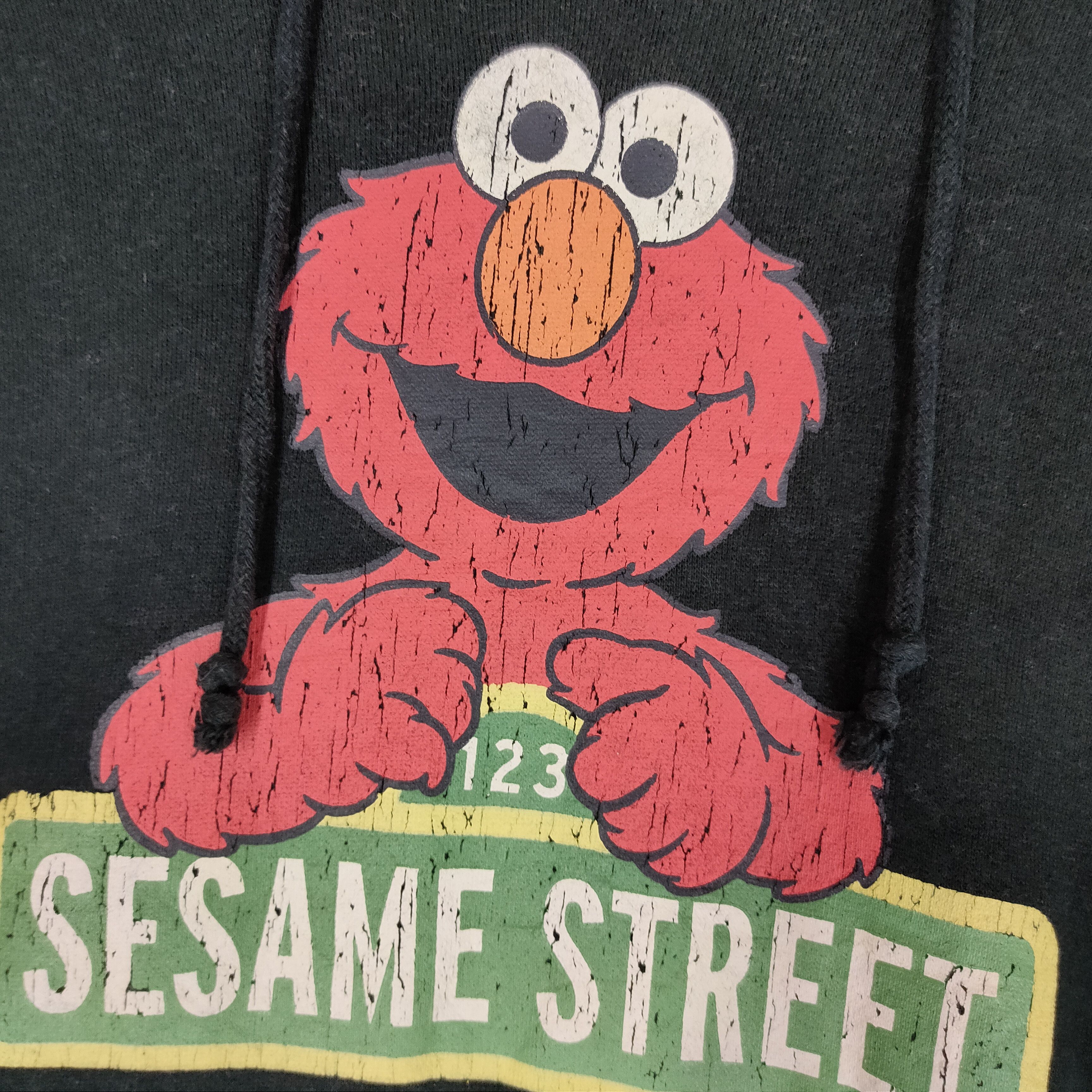 Vintage Vintage SESAME STREET Elmo Character Hoodie Sweatshirt Size US M / EU 48-50 / 2 - 2 Thumbnail