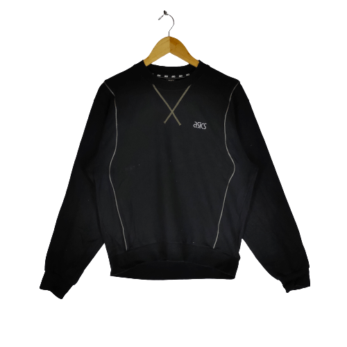 ASICS Embroidery Spellout Design Crewneck Sweatshirt