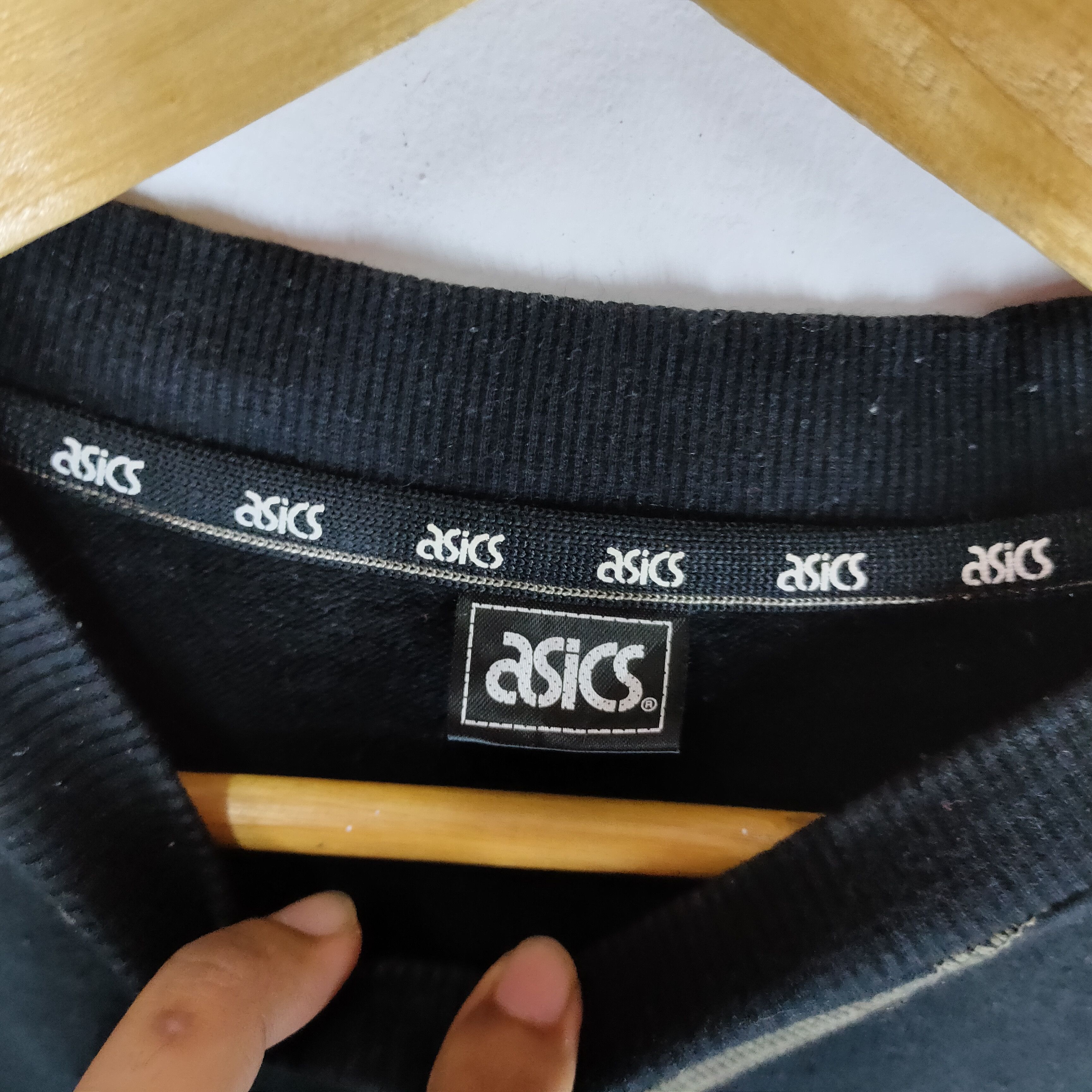 Asics ASICS Embroidery Spellout Design Crewneck Sweatshirt Size US M / EU 48-50 / 2 - 4 Thumbnail