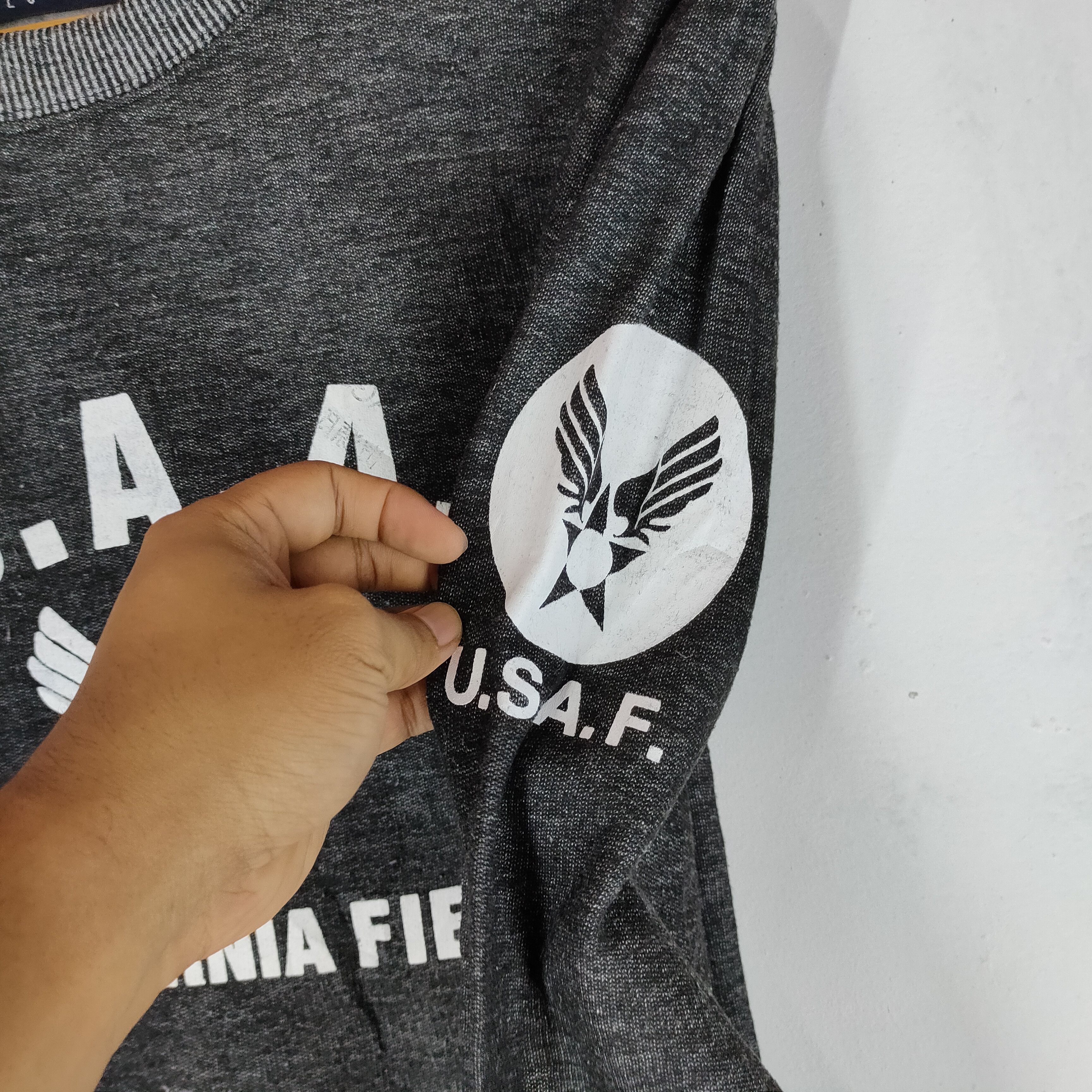 Other U.S.A.A.F US ARMY Air Forces Big Printed Sweatshirt Size US M / EU 48-50 / 2 - 3 Thumbnail