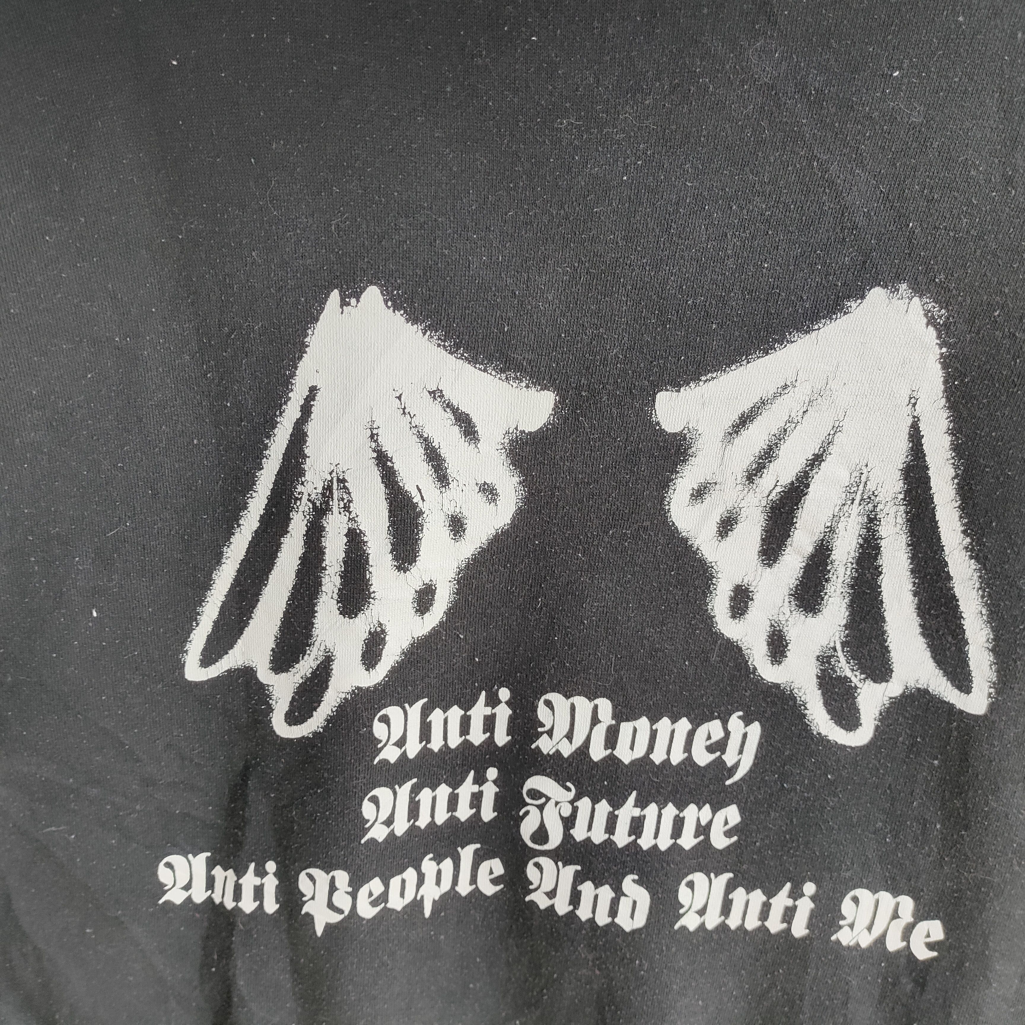 Other ANTI PEOPLE Side Tape Print Big Back Logo Hoodie Sweatshirt Size US XL / EU 56 / 4 - 5 Thumbnail