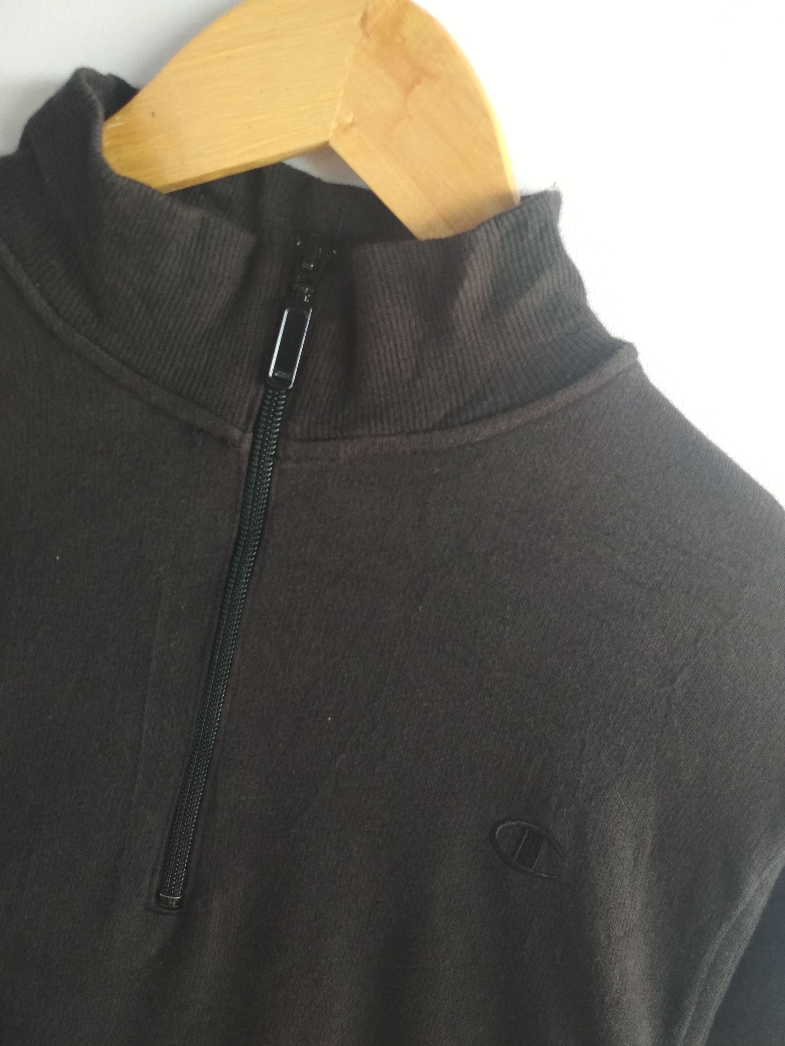 Champion CHAMPION ORGANIC COTTON NECK ZIPPER YKK SWEATSHIRT Size US M / EU 48-50 / 2 - 2 Thumbnail
