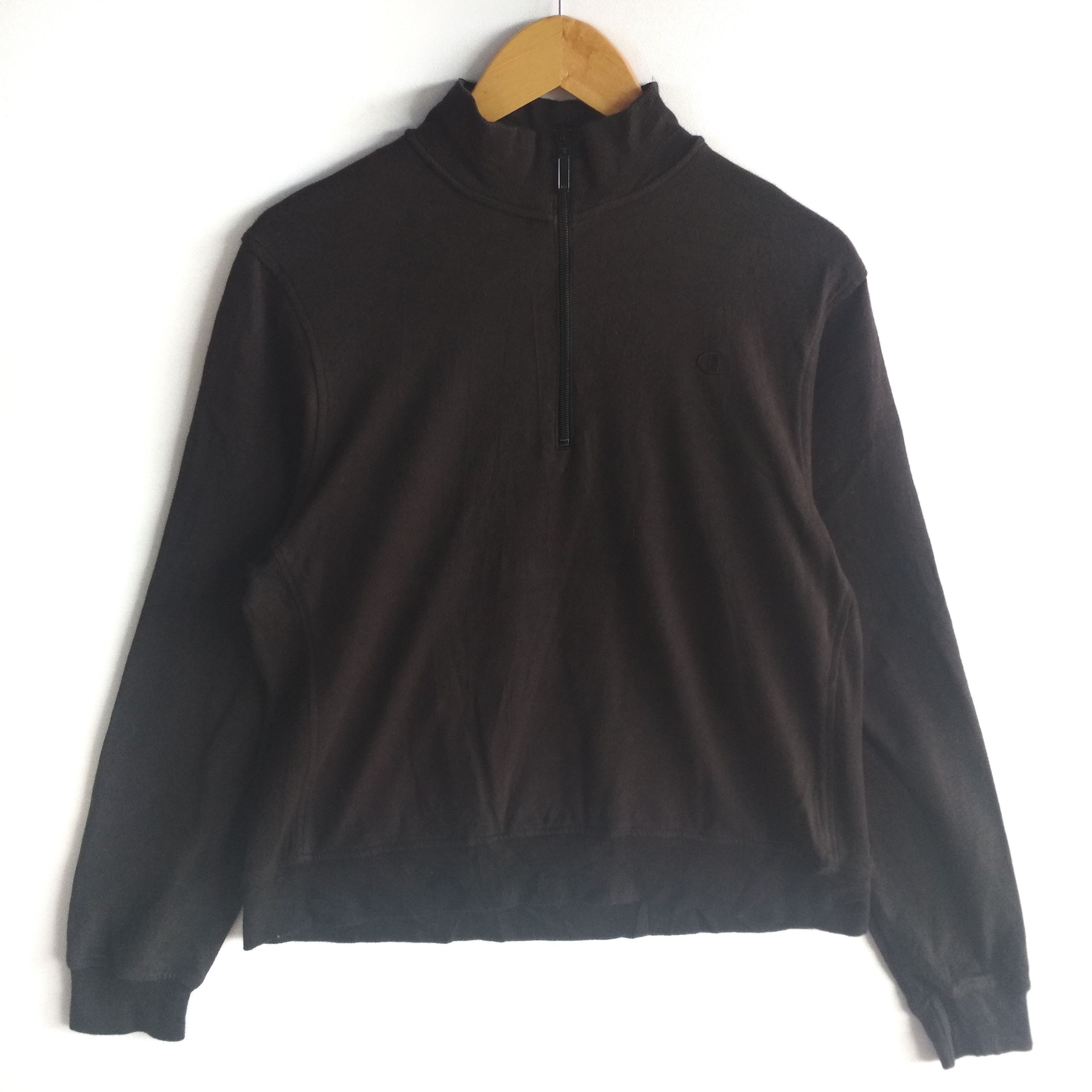 Champion CHAMPION ORGANIC COTTON NECK ZIPPER YKK SWEATSHIRT Size US M / EU 48-50 / 2 - 1 Thumbnail