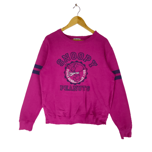 Peanuts SNOPPY PEANUTS Big Logo Cartoon M Size Sweatshirt Size US M / EU 48-50 / 2 - 1 Thumbnail