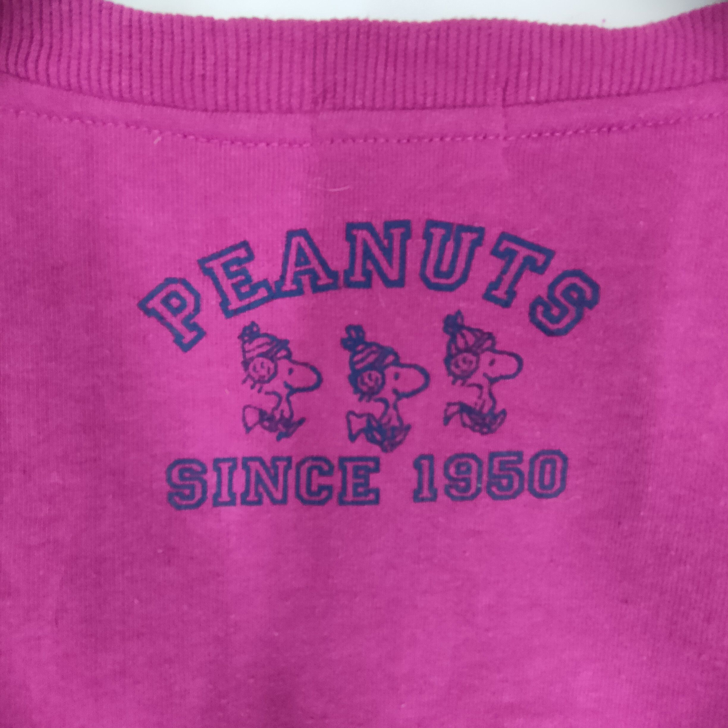 Peanuts SNOPPY PEANUTS Big Logo Cartoon M Size Sweatshirt Size US M / EU 48-50 / 2 - 5 Thumbnail