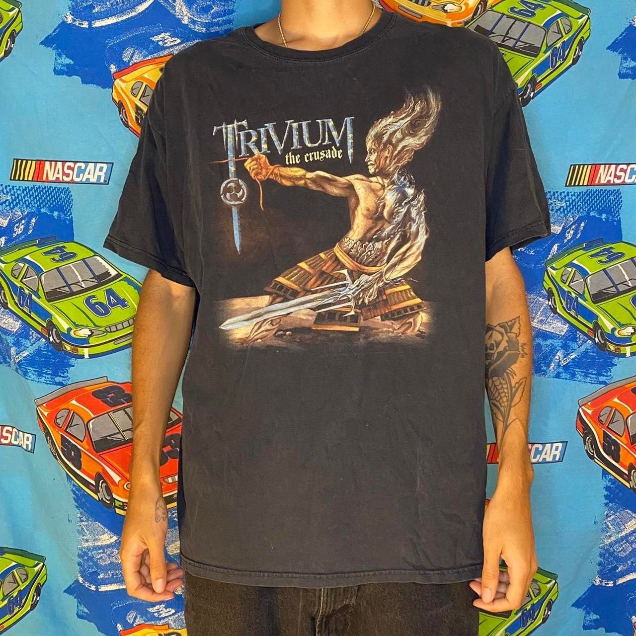 T-shirt Personnalisé Trivium 100% Coton - Marque Gildan 200g - Tailles S à XXL - Impression Haute Qualité