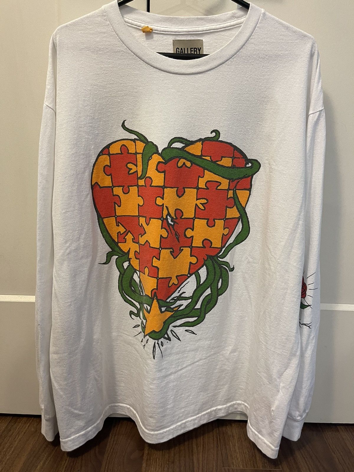 T-shirt Vintage Gecko Hawaii Youth XL - Manches Longues Graphiques Néon - État Correct