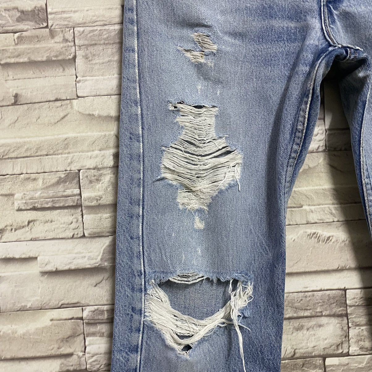 Levi's Vintage 80s Levis 501 Grunge Jeans 30x31 Made in USA Size US 30 / EU 46 - 8 Thumbnail