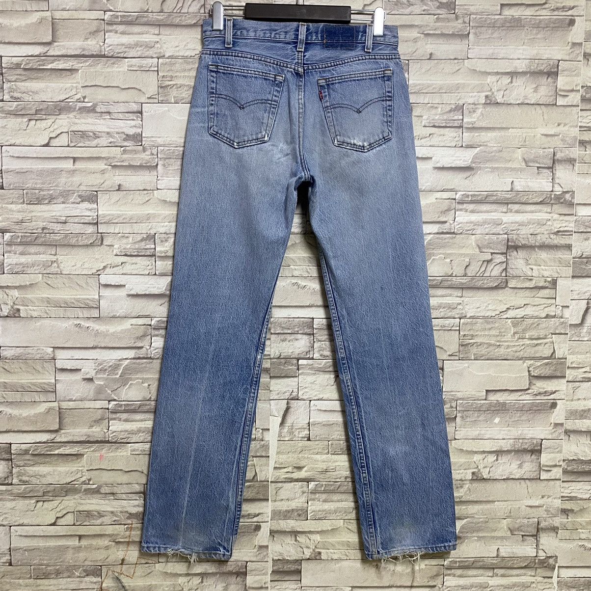 Levi's Vintage 80s Levis 501 Grunge Jeans 30x31 Made in USA Size US 30 / EU 46 - 10 Thumbnail