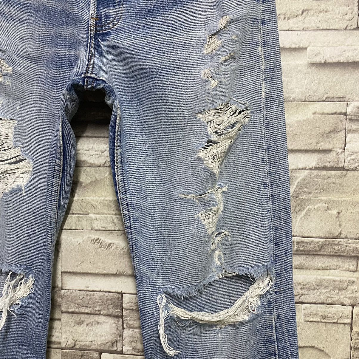 Levi's Vintage 80s Levis 501 Grunge Jeans 30x31 Made in USA Size US 30 / EU 46 - 9 Thumbnail
