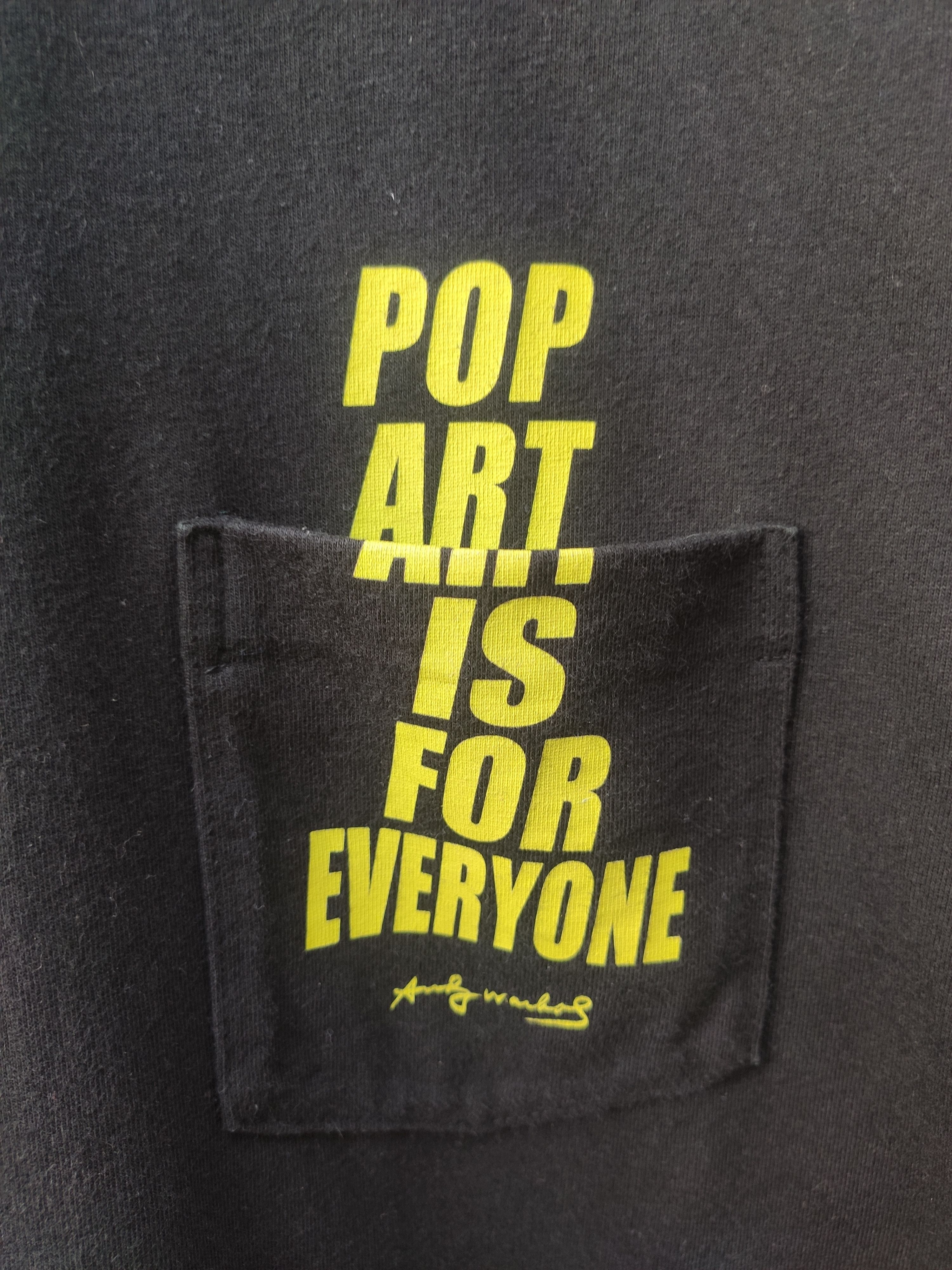 Andy Warhol Andy Warhol t shirt Pop Art single pocket Size US M / EU 48-50 / 2 - 3 Thumbnail