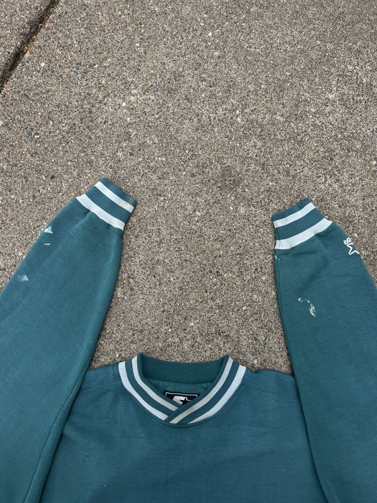 Starter × Vintage Vintage 1990’s Starter Lightly Faded Painter Crewneck Size US L / EU 52-54 / 3 - 2 Thumbnail