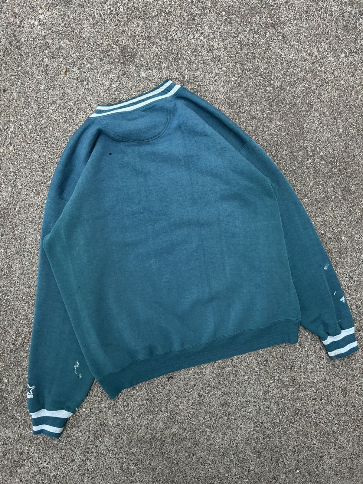 Starter × Vintage Vintage 1990’s Starter Lightly Faded Painter Crewneck Size US L / EU 52-54 / 3 - 3 Thumbnail