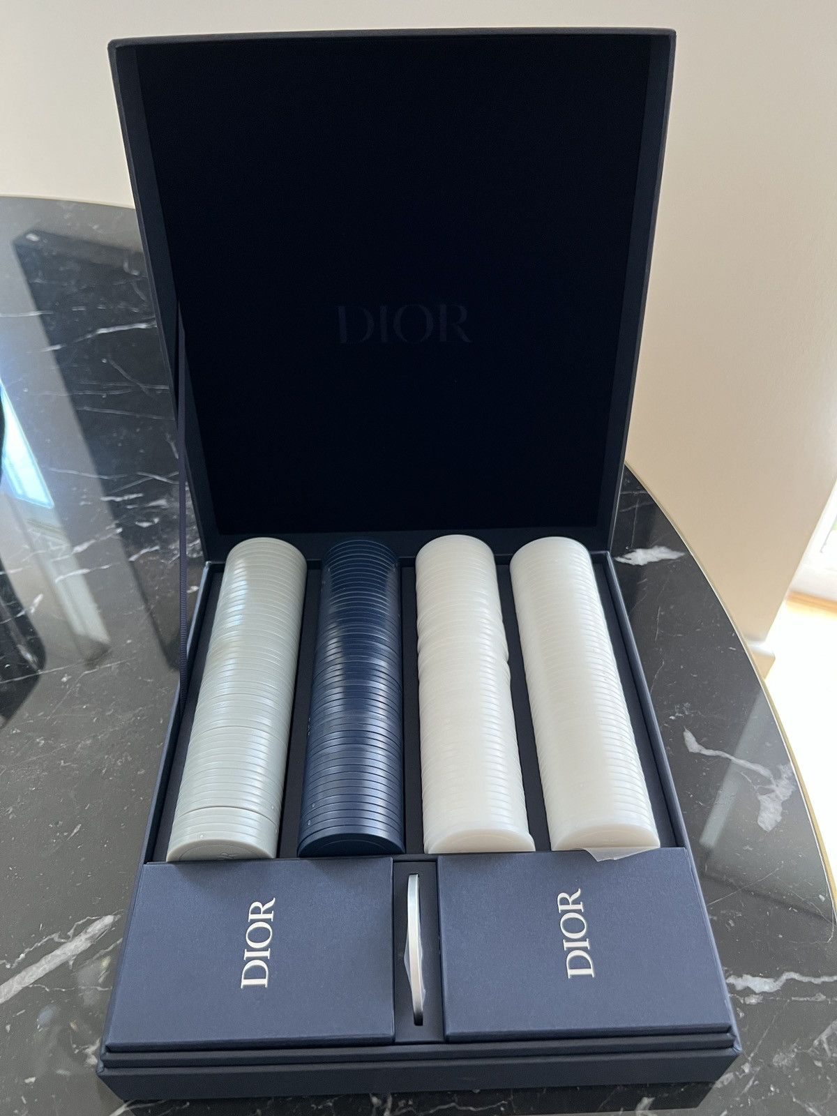 RARE Dior Super VIP Gift Poker Set CD Diamond Playing Cards