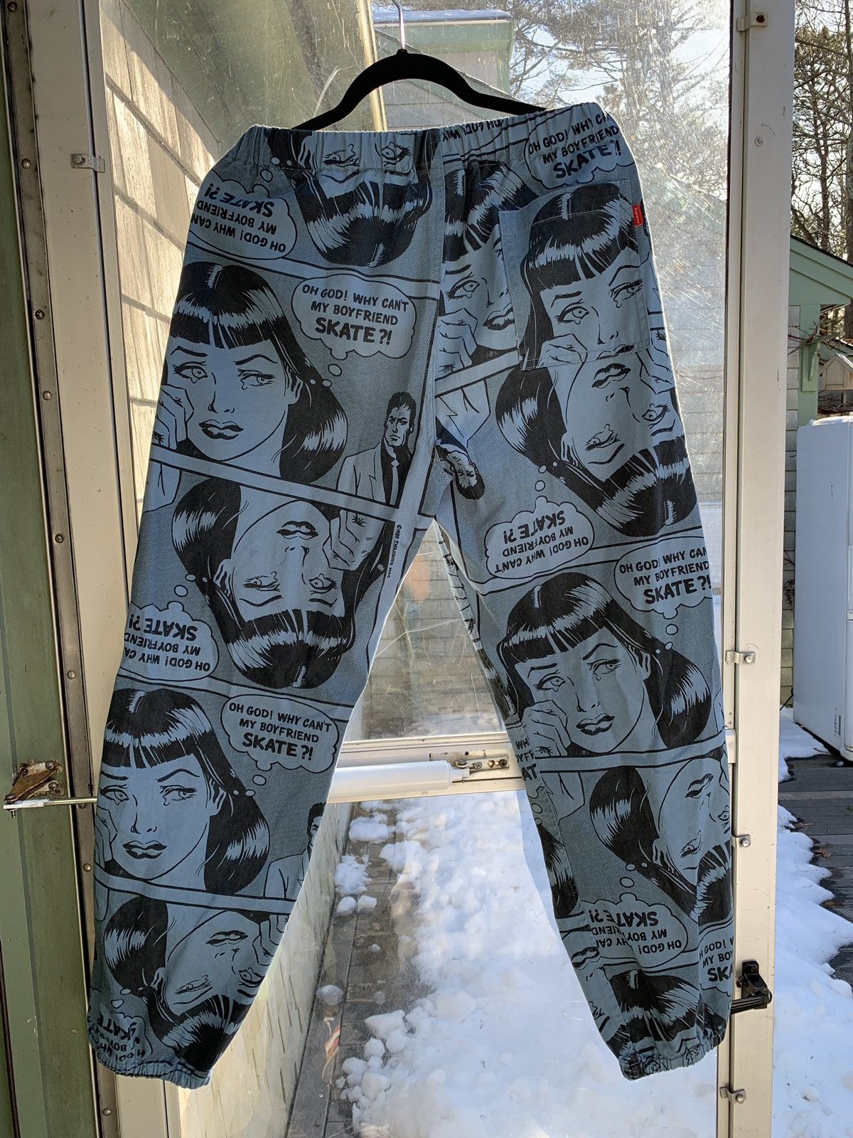 Supreme × Thrasher Supreme X Thrasher Joggers Blue | Grailed