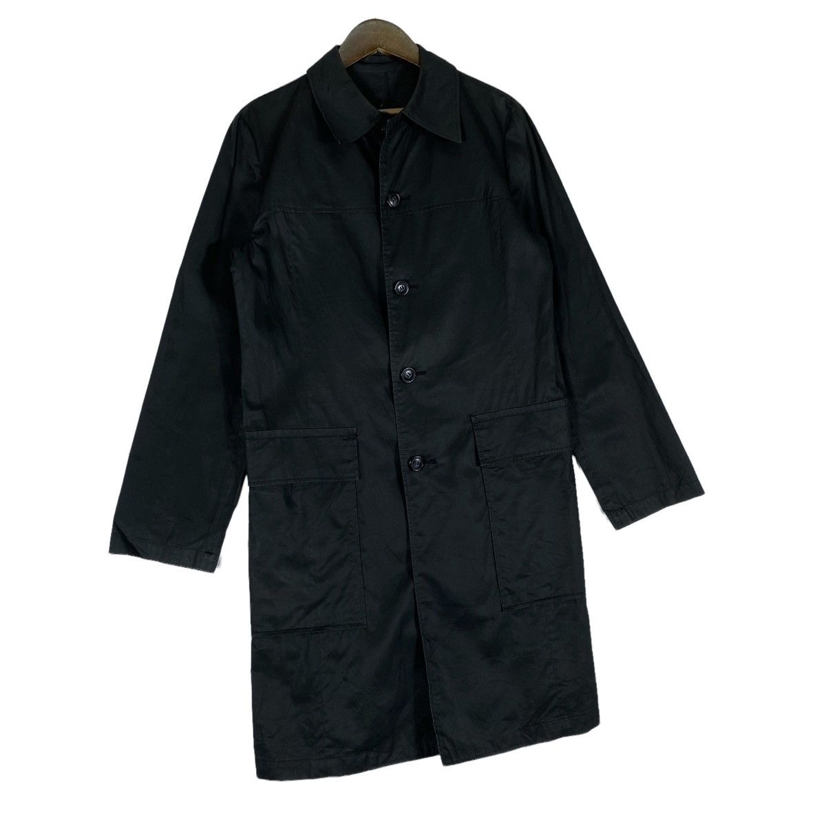 Designer × Issey Miyake I.S. Sunao Kuwahara Long Coat Jacket Size M / US 6-8 / IT 42-44 - 4 Thumbnail