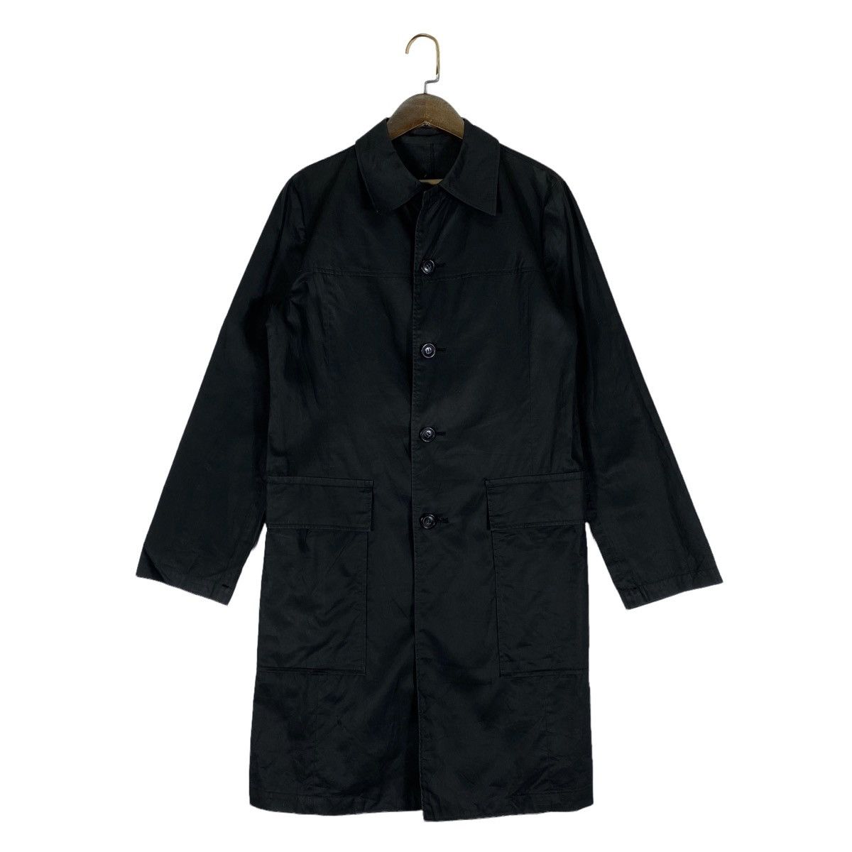 Designer × Issey Miyake I.S. Sunao Kuwahara Long Coat Jacket Size M / US 6-8 / IT 42-44 - 2 Thumbnail