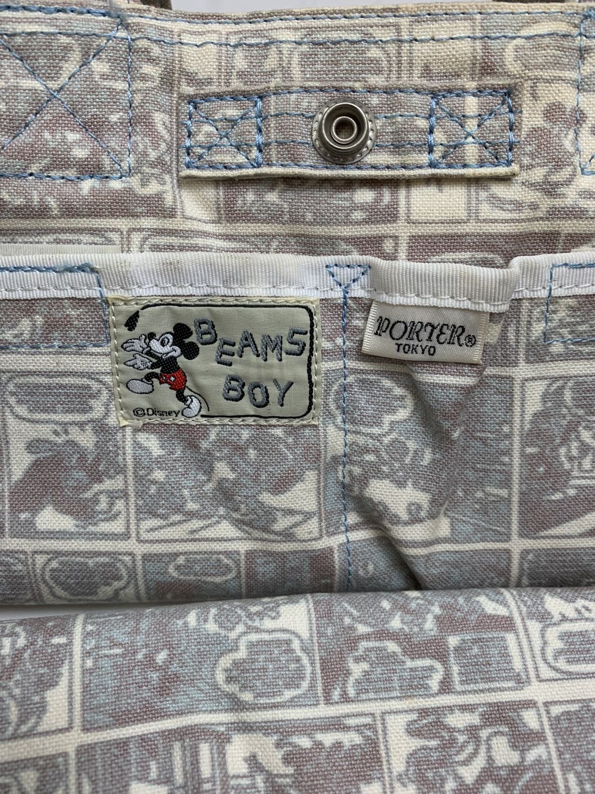 Porter RARE ‼️ Porter Limited Overprint Mickey Mouse Hand Carry Bag Size ONE SIZE - 5 Thumbnail