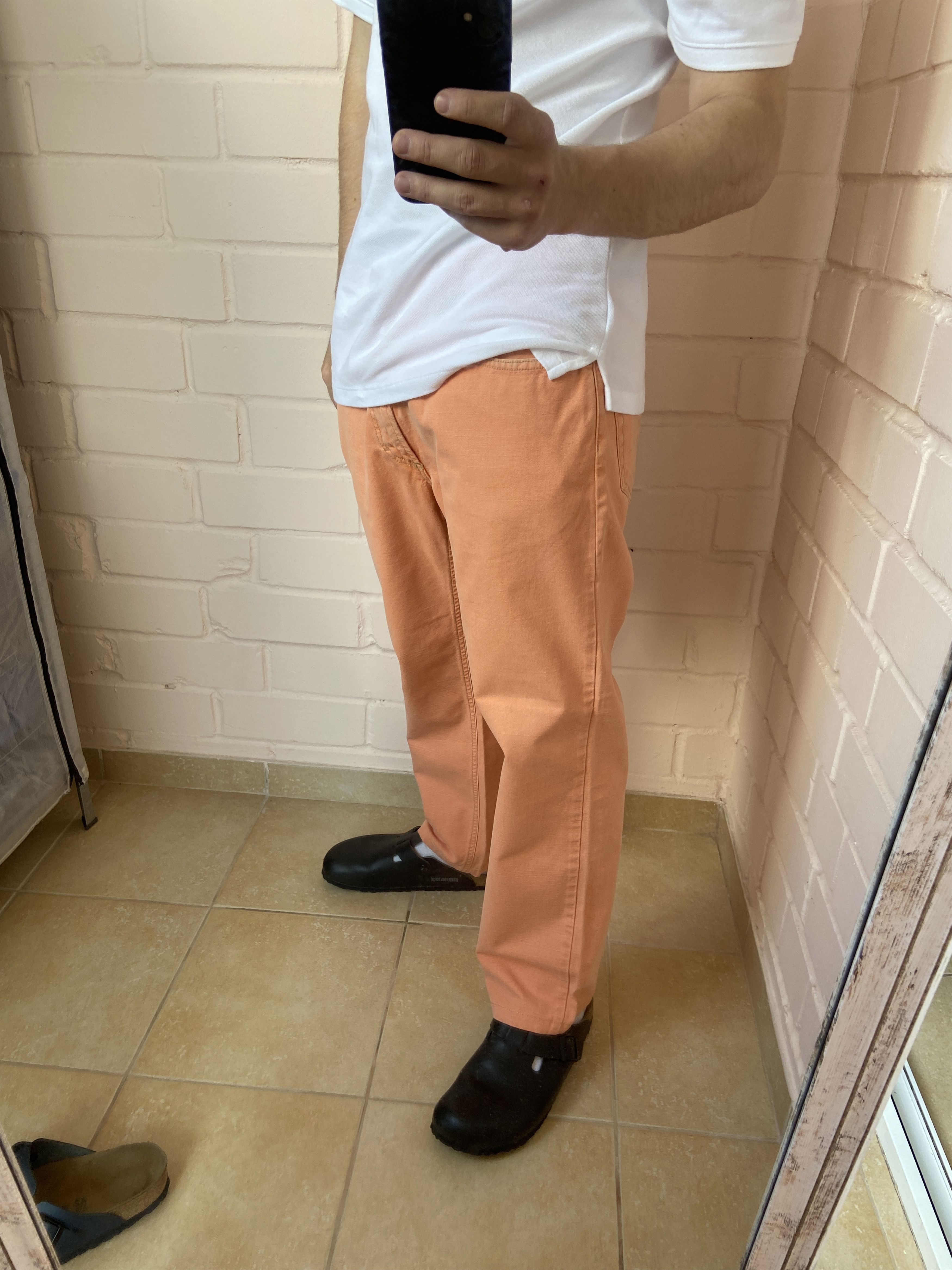 Burberry Vintage Burberry Orange Denim Pants Nova Check Patch Size US 34 / EU 50 - 3 Thumbnail