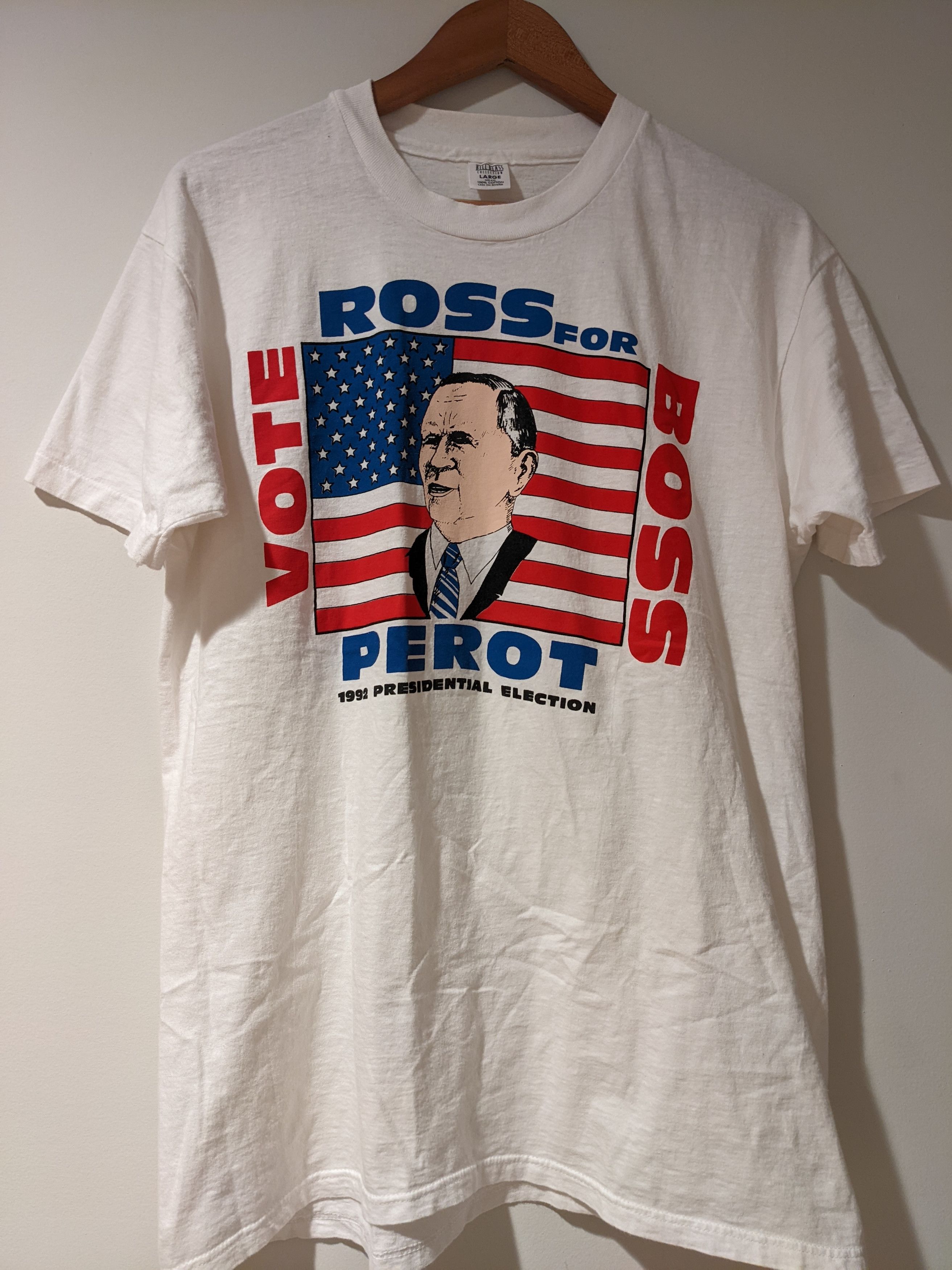 President's Vintage Ross the Boss Perot for President Campaign T-shirt Size US L / EU 52-54 / 3 - 1 Thumbnail