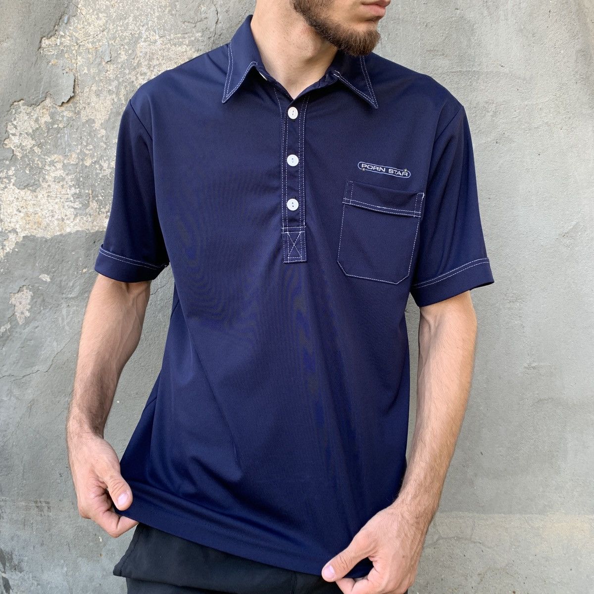 Hook-Ups Vintage 90’s Porn Star Polo Shirt Size US L / EU 52-54 / 3 - 8 Thumbnail