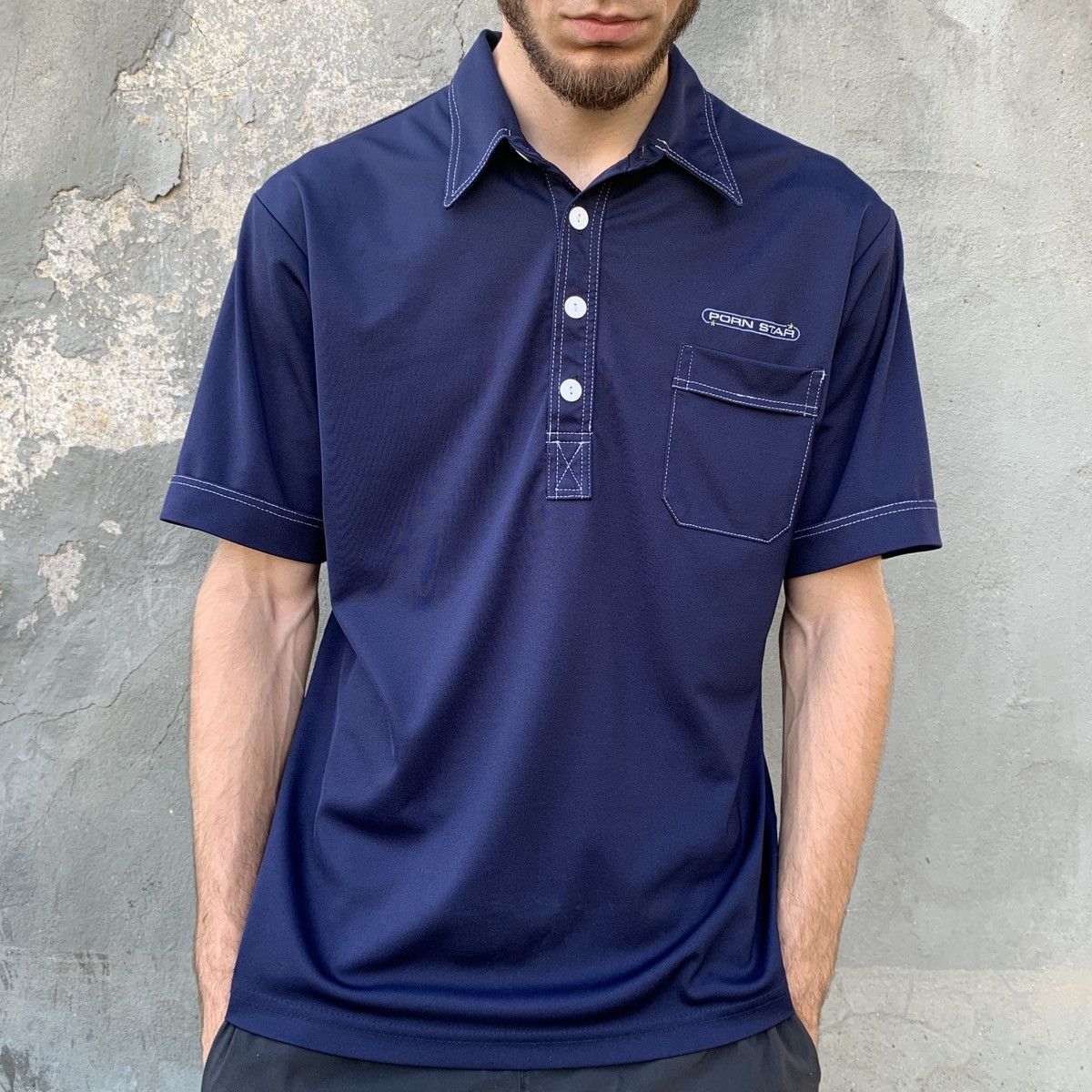 Hook-Ups Vintage 90’s Porn Star Polo Shirt Size US L / EU 52-54 / 3 - 7 Thumbnail