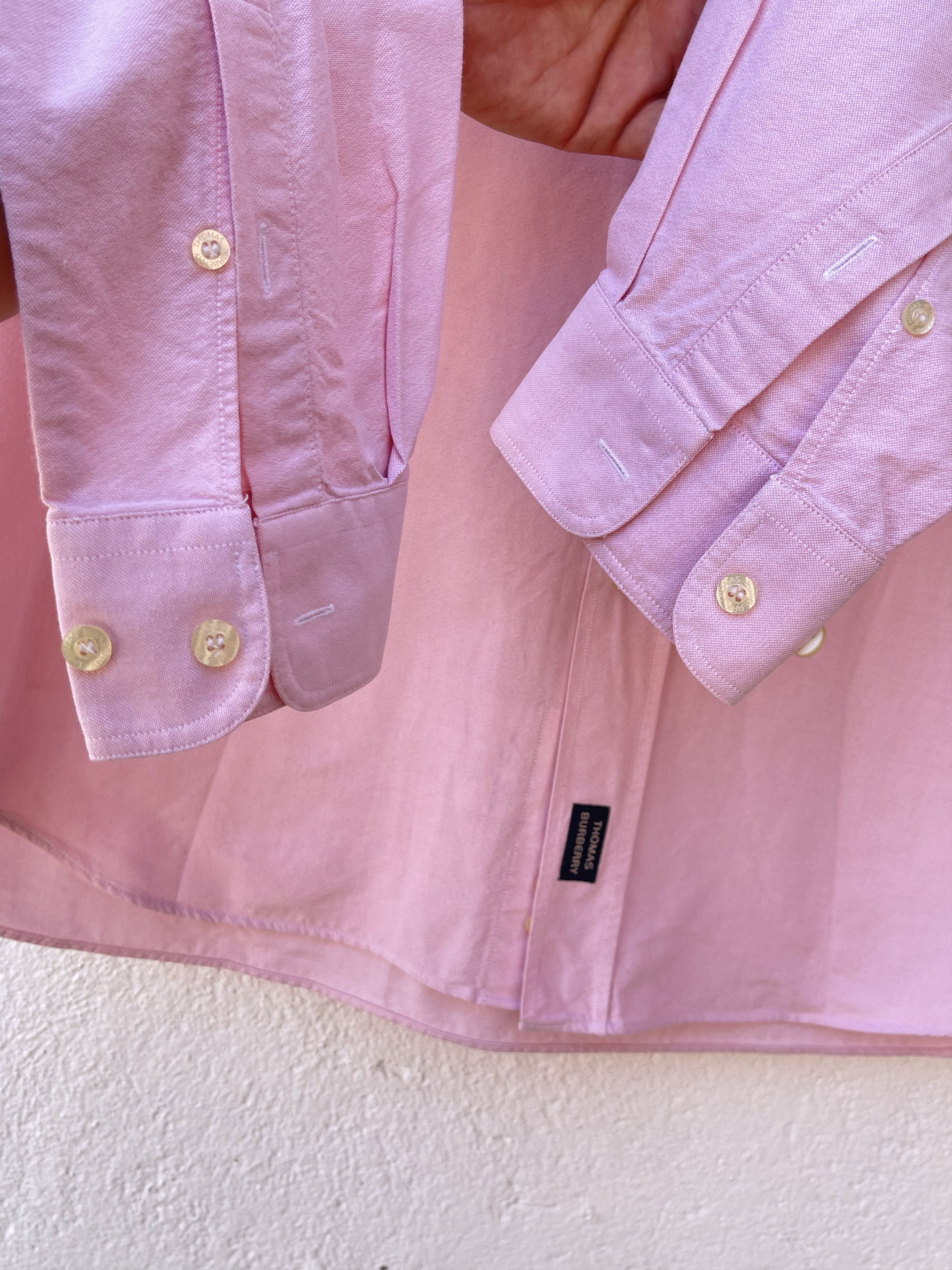 🔥 TB Burberry London pink shirt size L