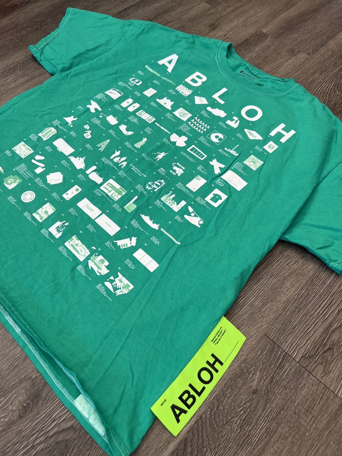 Virgil Abloh Virgil Abloh ICA Collection Tee Green | Grailed