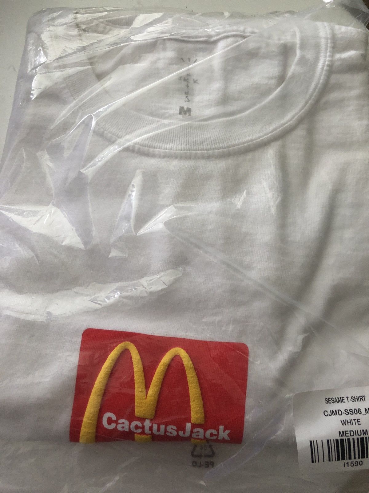 Travis Scott Travis Scott x McDonald's Sesame T-Shirt White Size US M / EU 48-50 / 2 - 1 Thumbnail