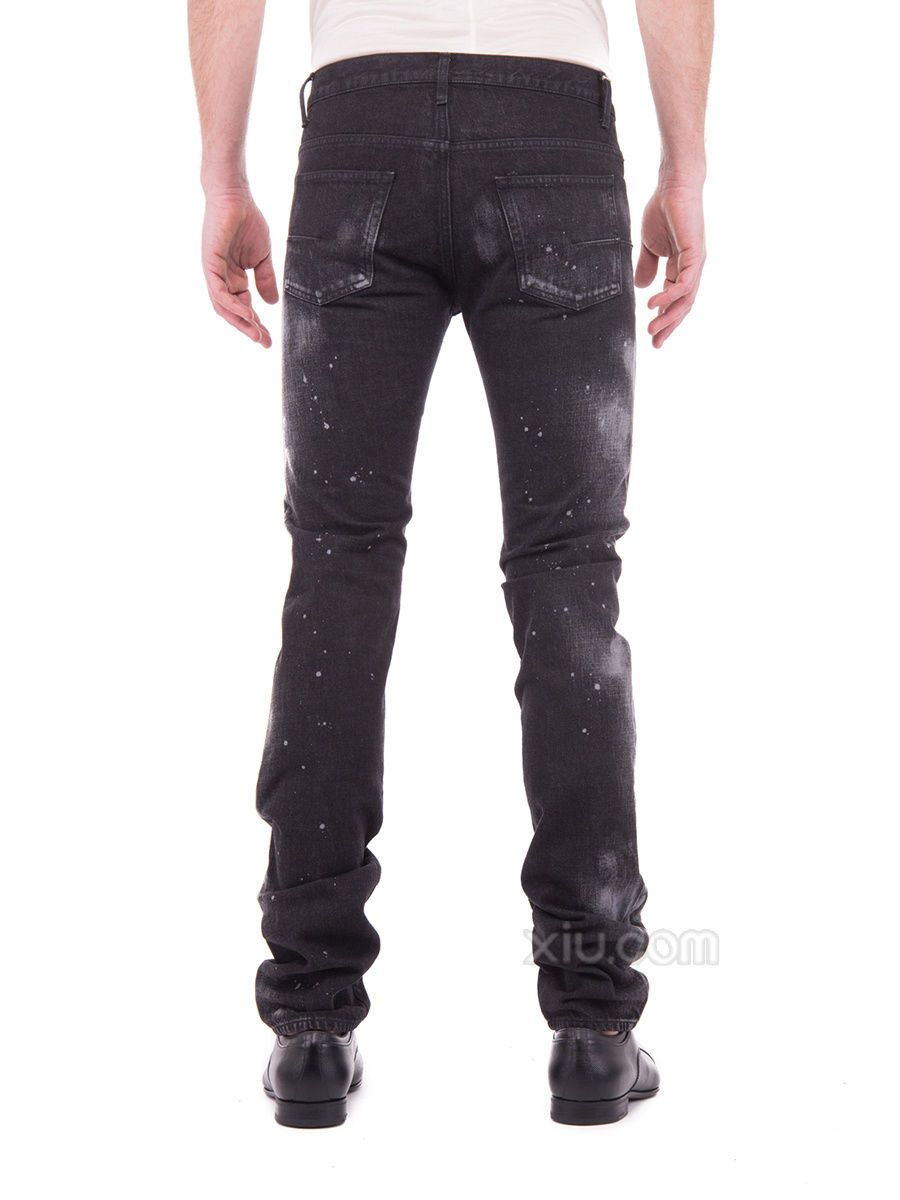 Dior Dior Homme Paint Splatter Japanese Denim | Grailed