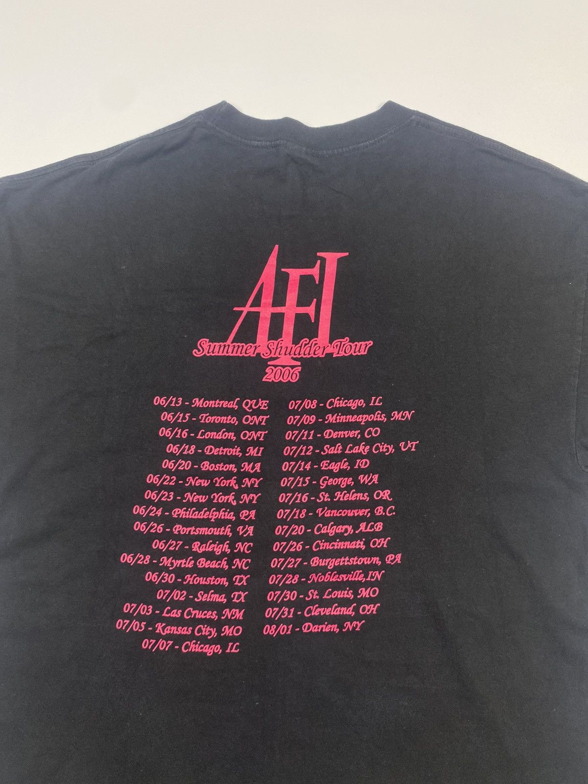 Band Tees × Vintage VINTAGE AFI 2006 BAND TEE #C0002 Size US XL / EU 56 / 4 - 6 Thumbnail